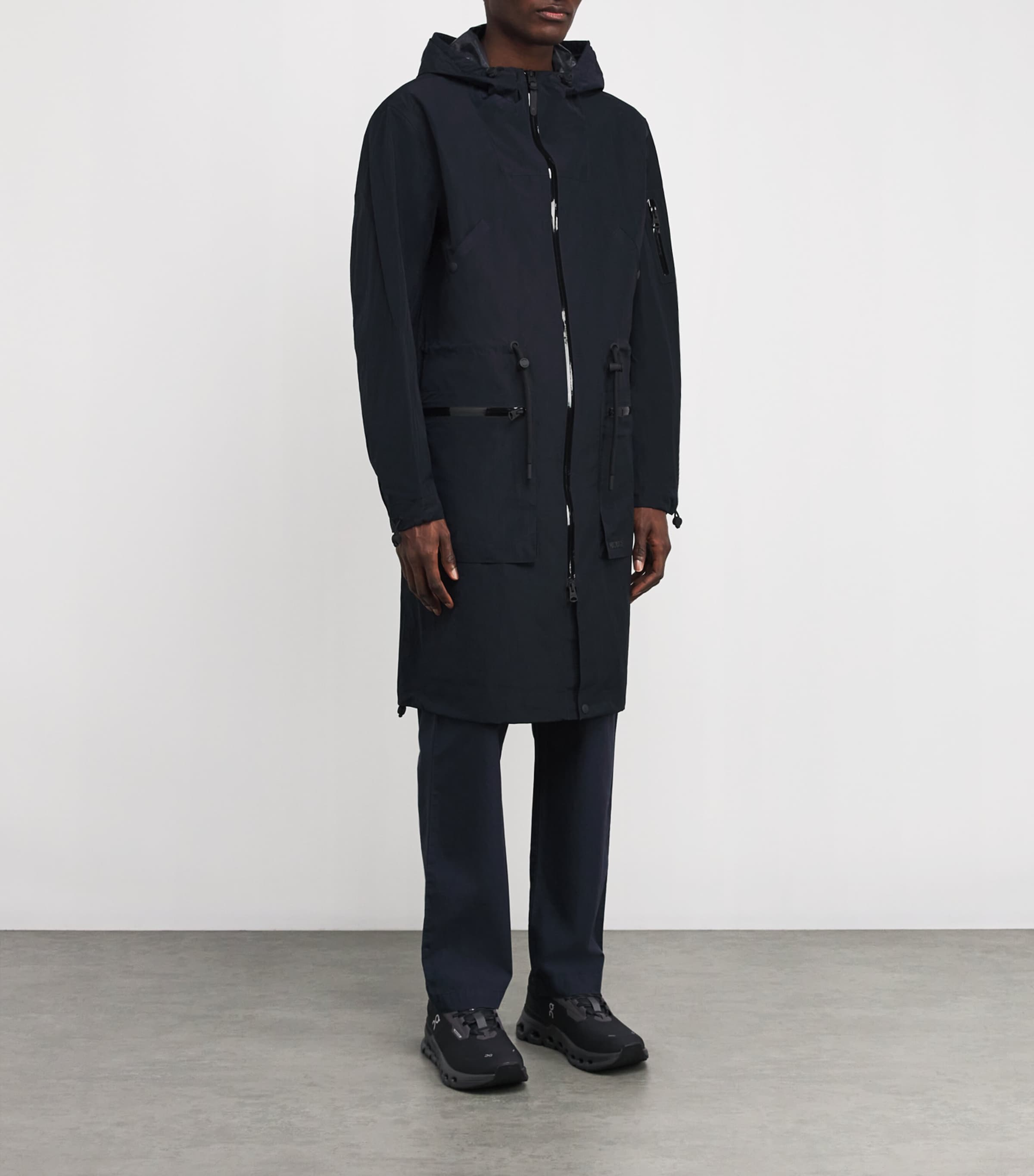 Long Shell Gage Parka NAVY Image 2