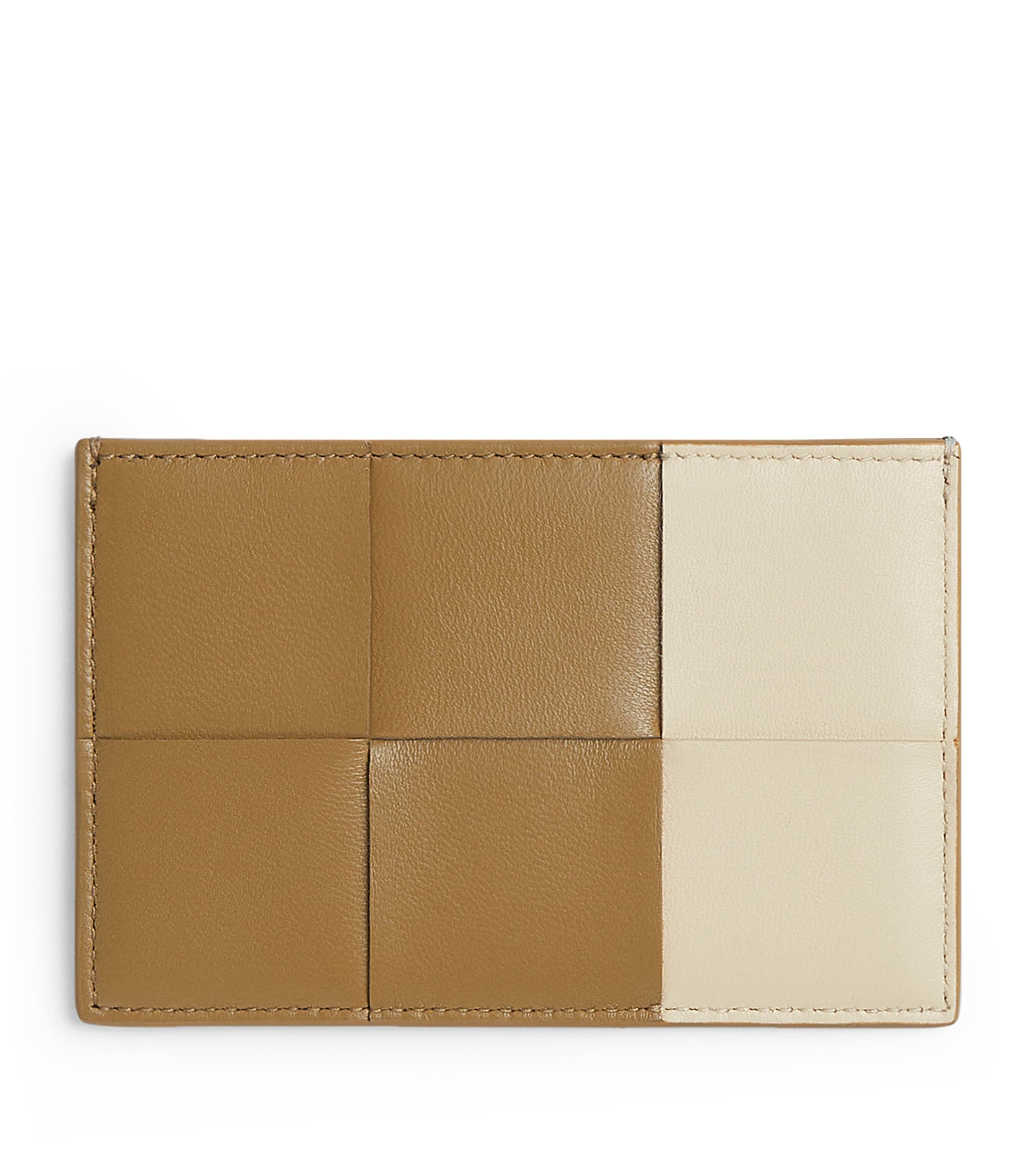 Bottega Veneta Cassette Credit Card Holder In Neutral