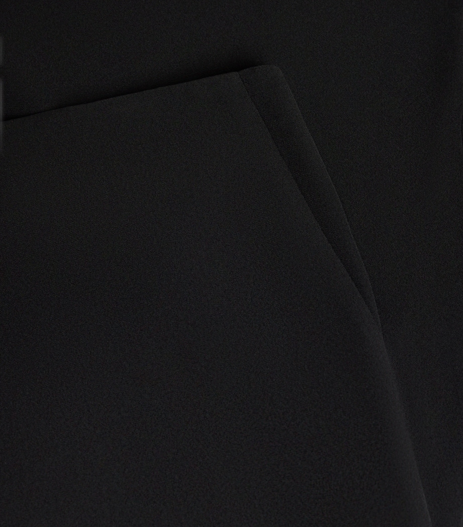 Satin Wide-Leg Trousers BLACK - 001 Image 2