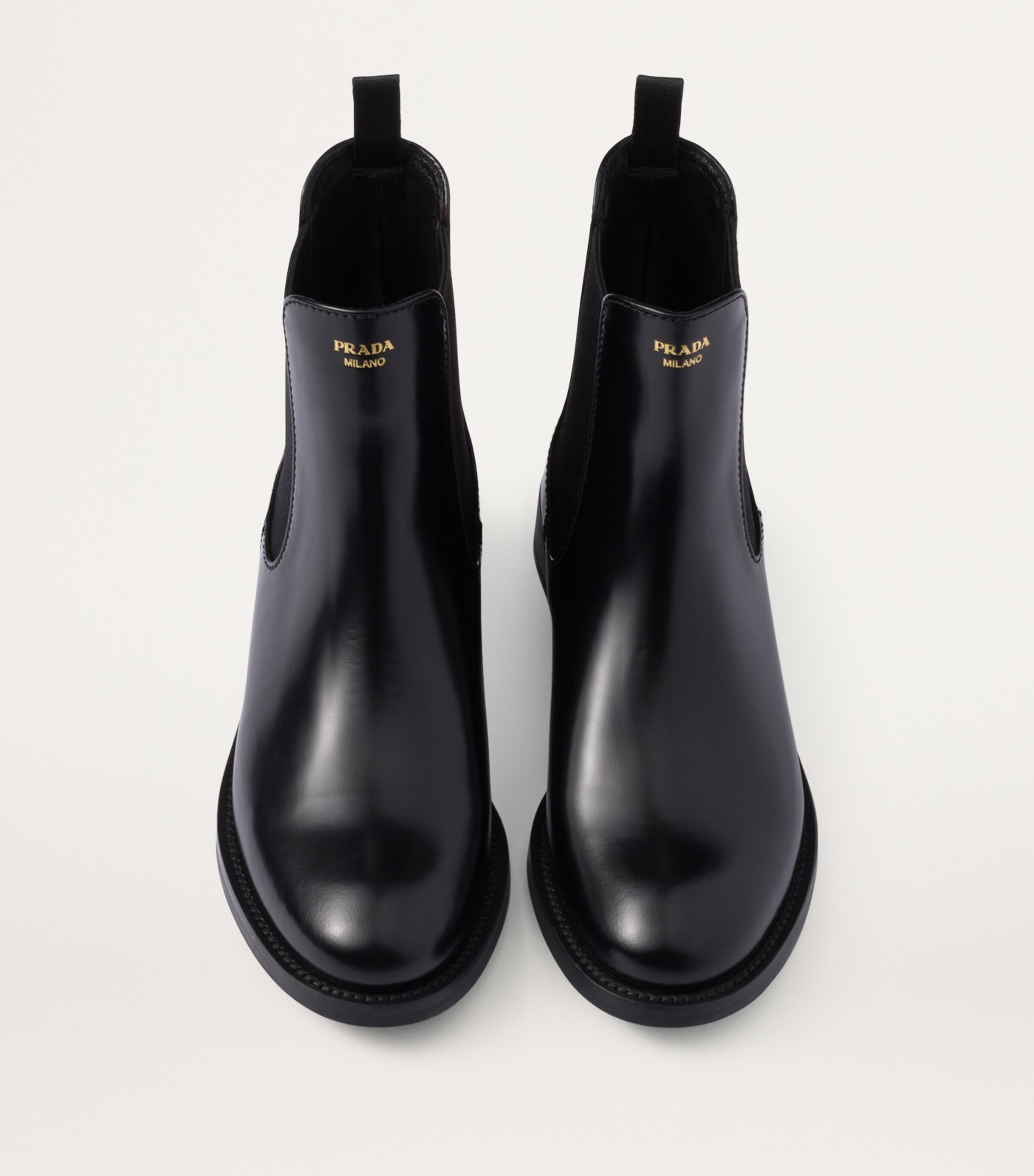 Prada Brushed Leather Ankle Boots | Harrods UK