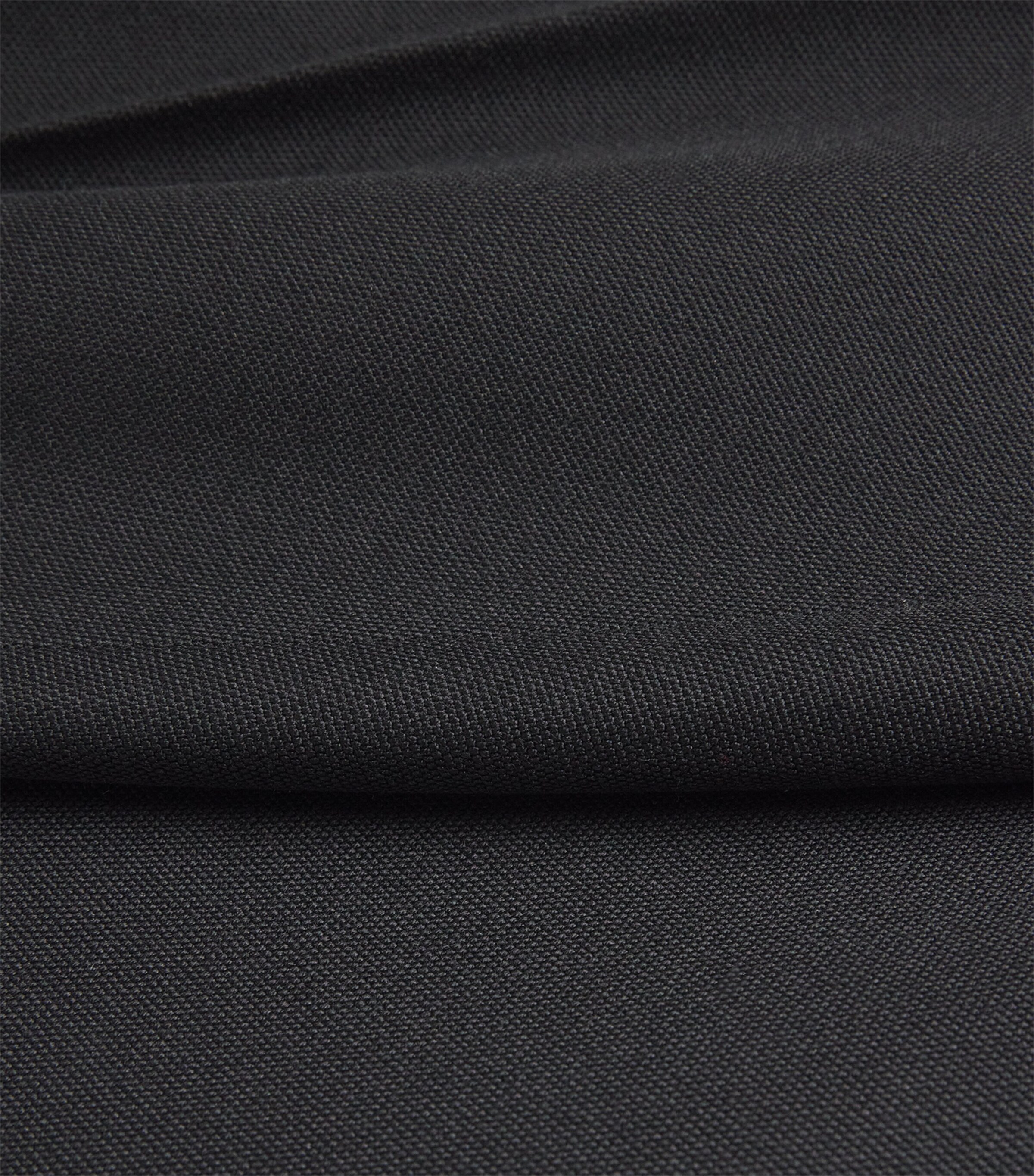Wool Credo Straight Trousers 0999 BLACK Image 6