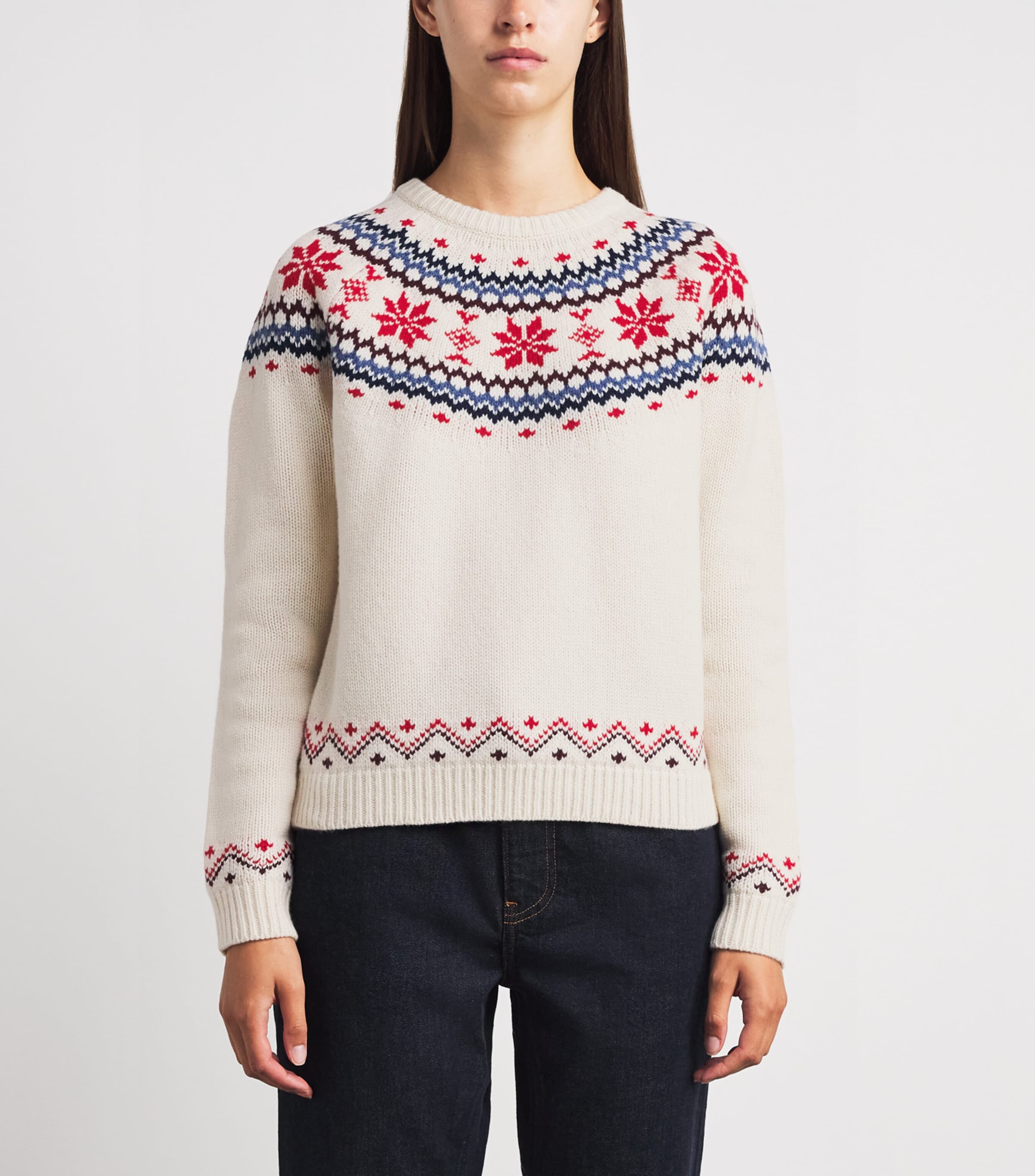 Harrods Womens Fair Isle Sweater Image 4