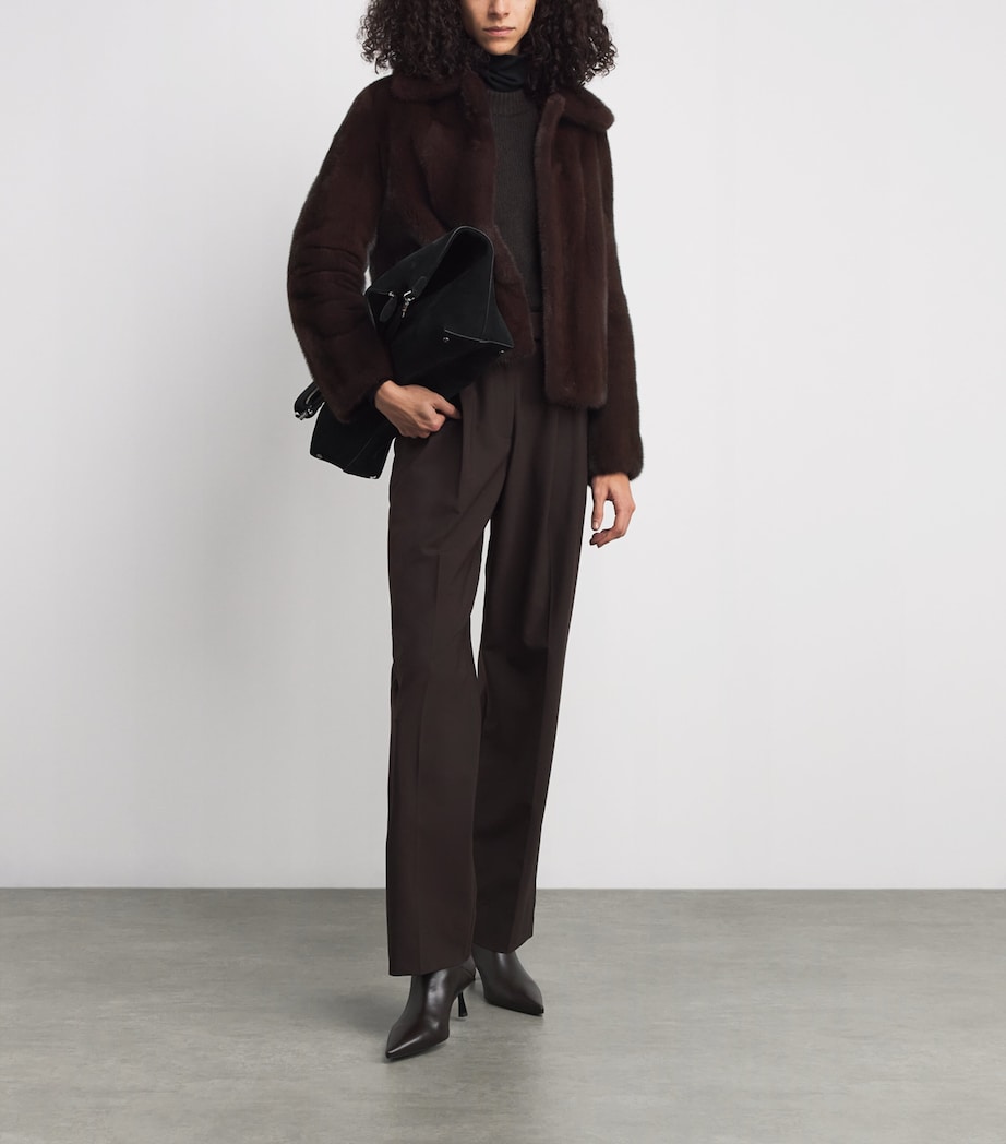 Mink Collared Jacket A6074 Image 2