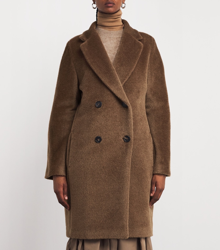 Wool Pea Coat CAMEL Image 3