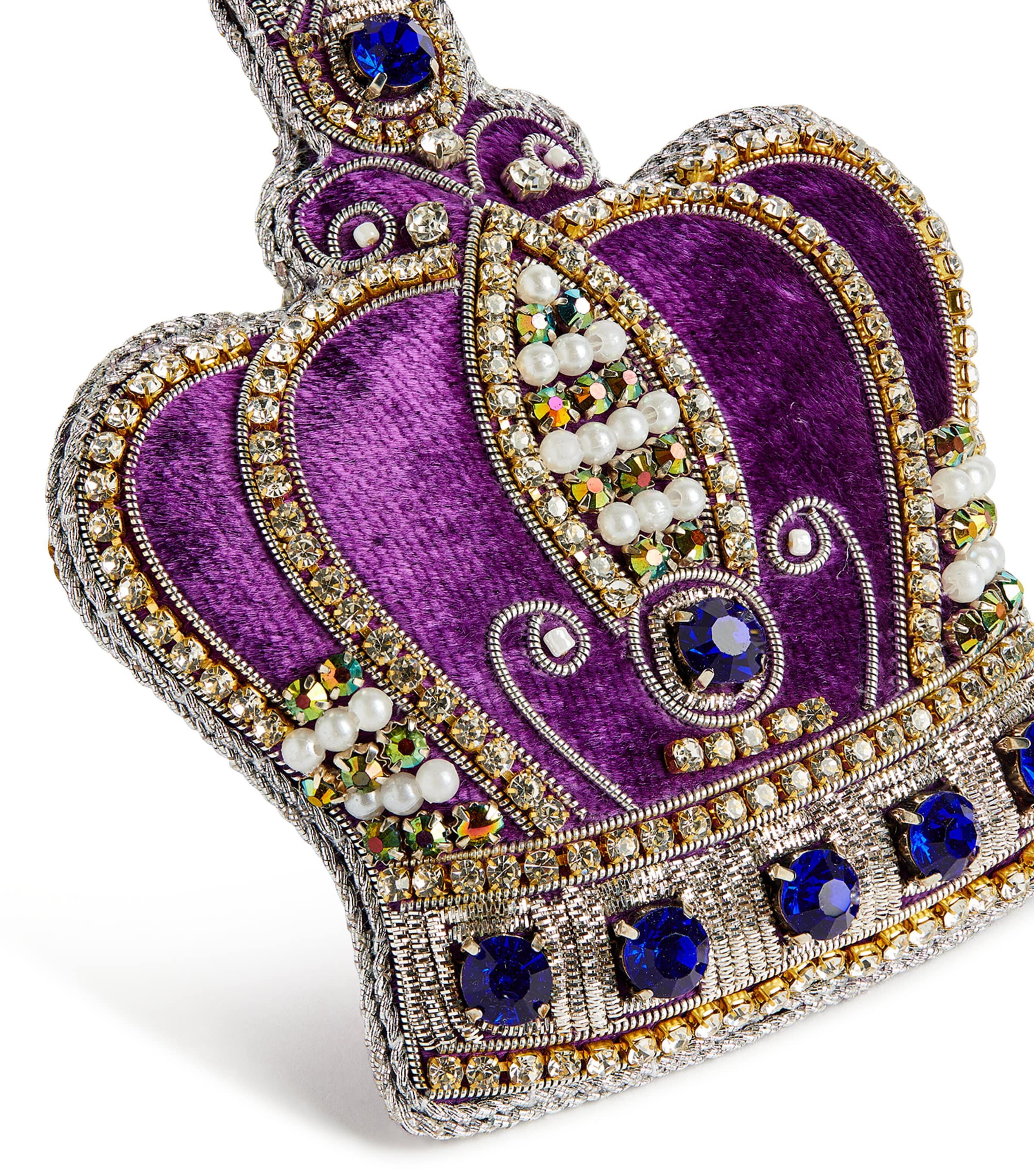 Beaded Crown Tree Decoration MULTI Image 3