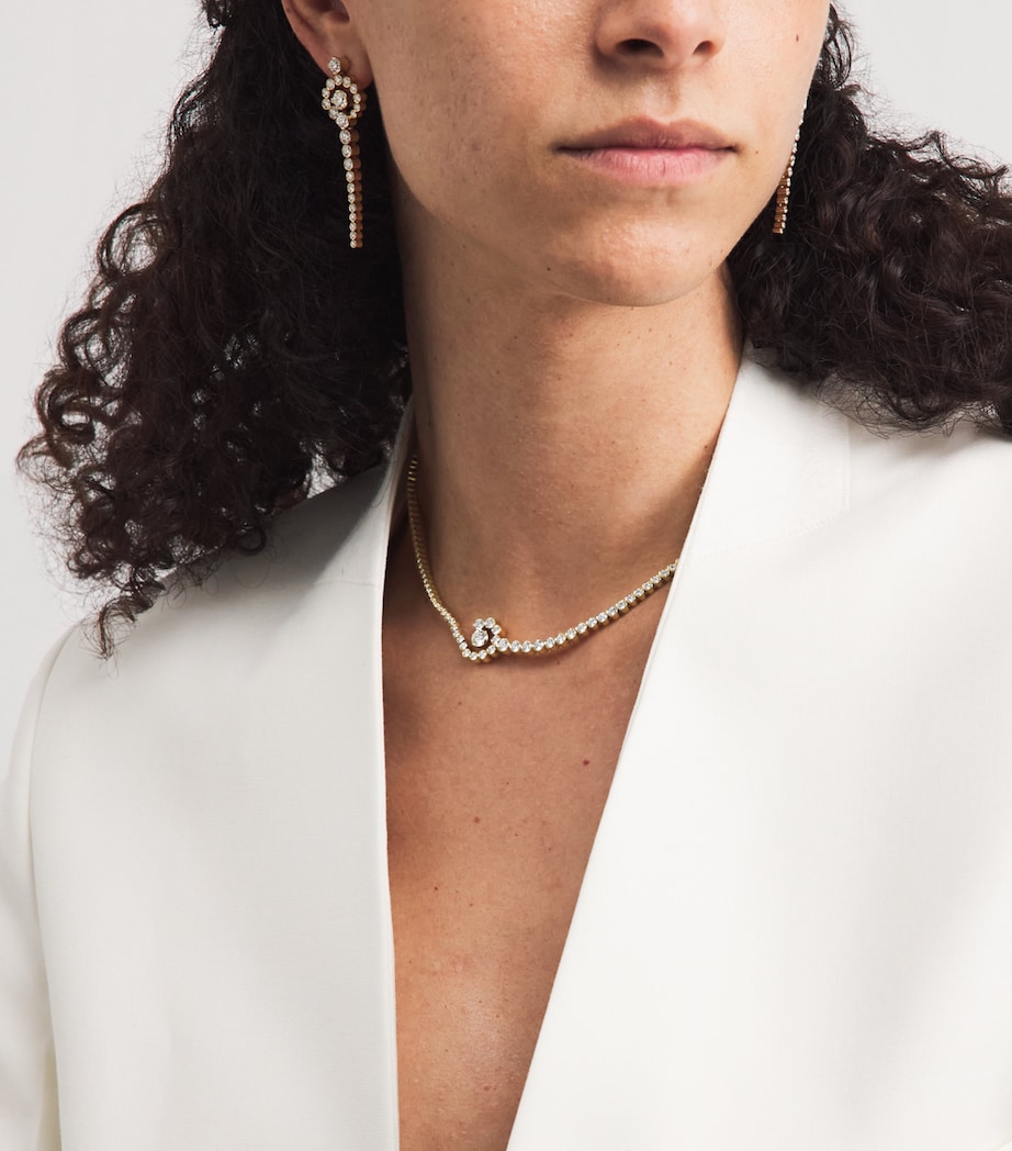 Sophie Bille Brahe Yellow Gold and Diamond Collier d’Escargot Necklace Yellow Gold Image 2