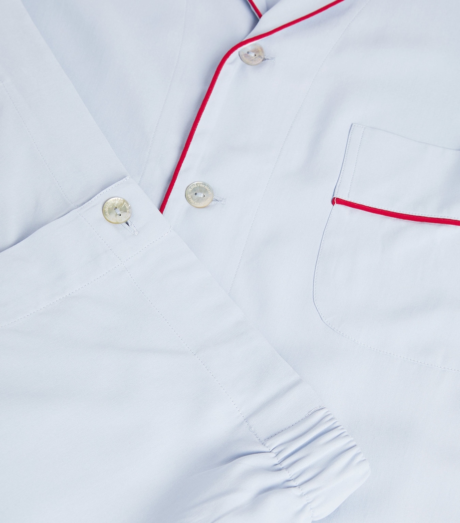 Silk Laurent Pyjama Set CERULEAN Image 5