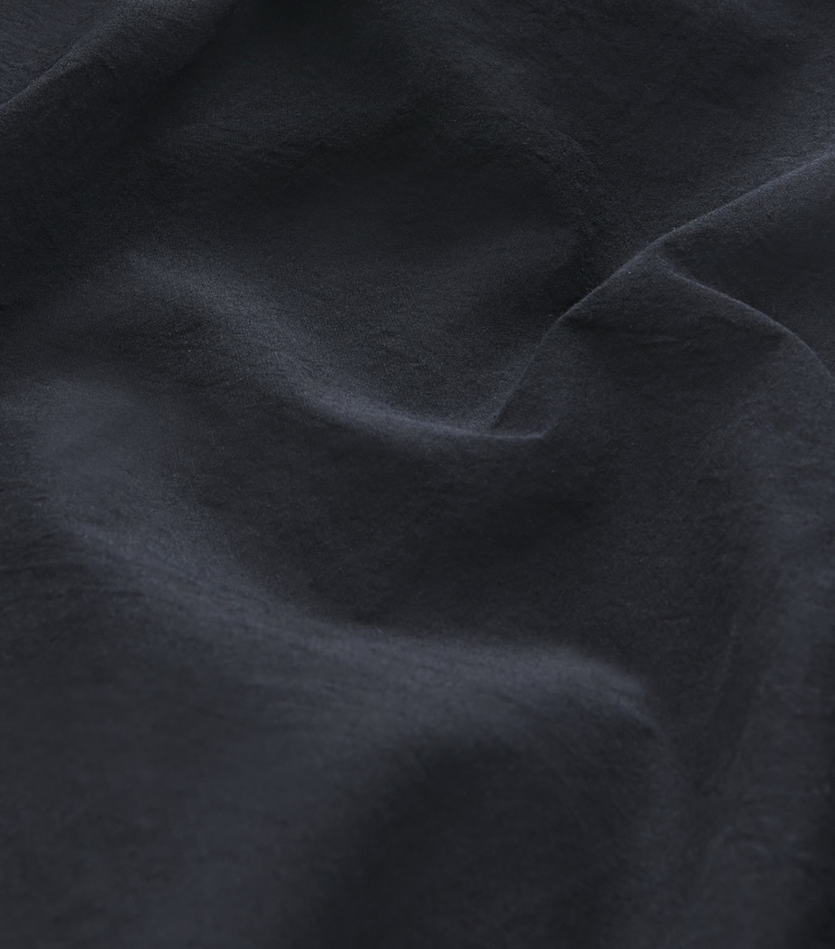 Cotton Midi Shirt Dress POLO BLACK Image 5