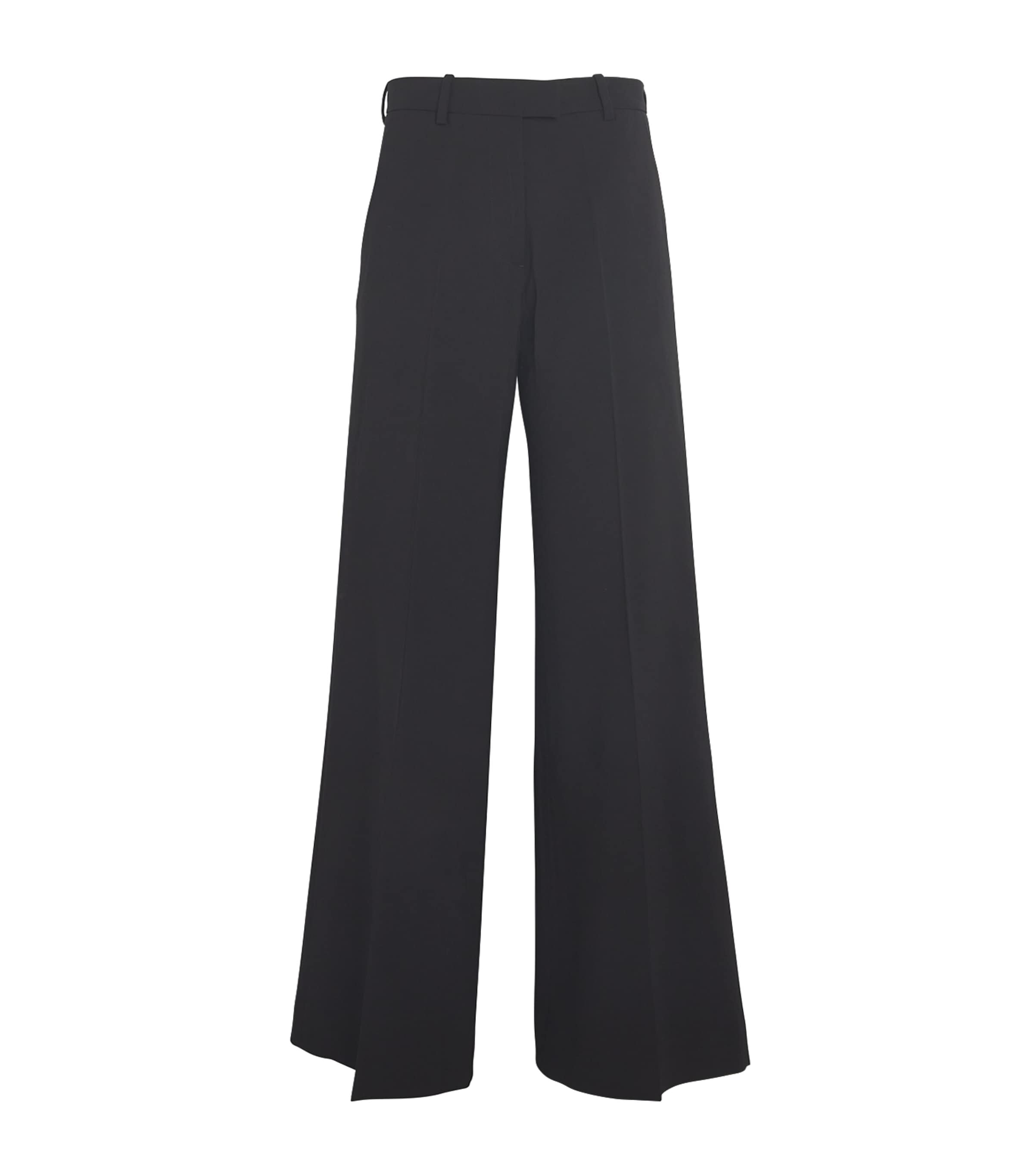 House Of Dagmar Wide-leg Tailored Trousers In Black