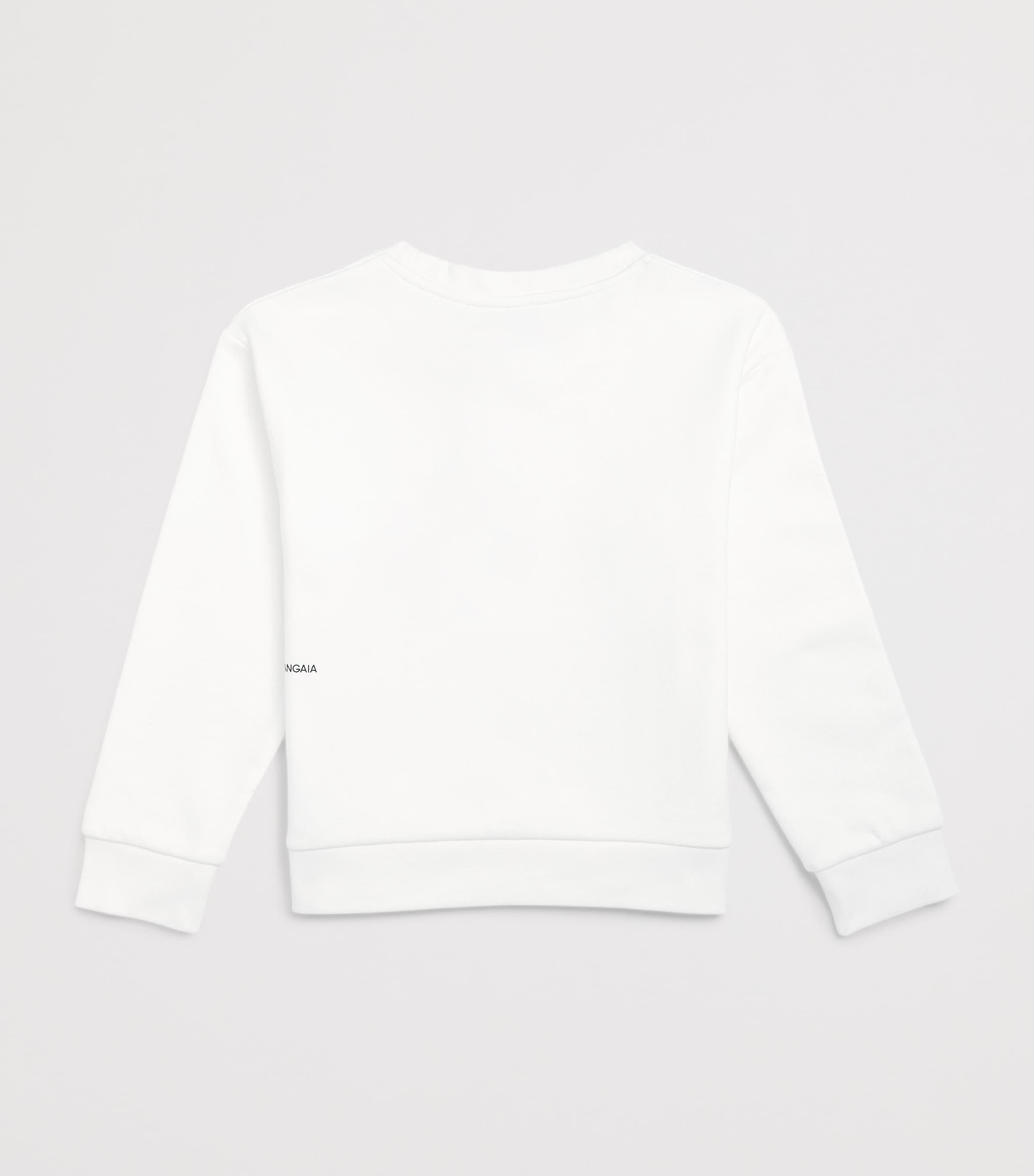 Pangaia Kids Organic Cotton 365 Sweatshirt (3-12 Years) White Image 2