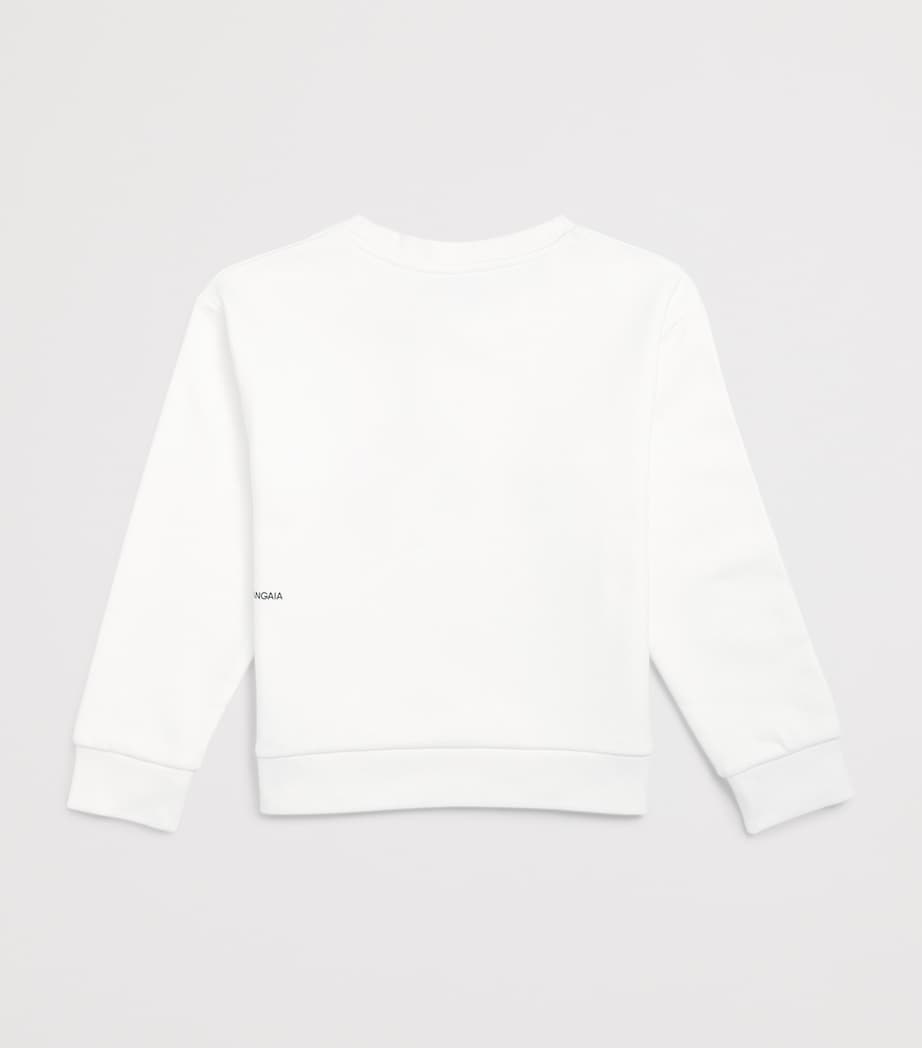 Pangaia Kids Organic Cotton 365 Sweatshirt (3-12 Years) White Image 2