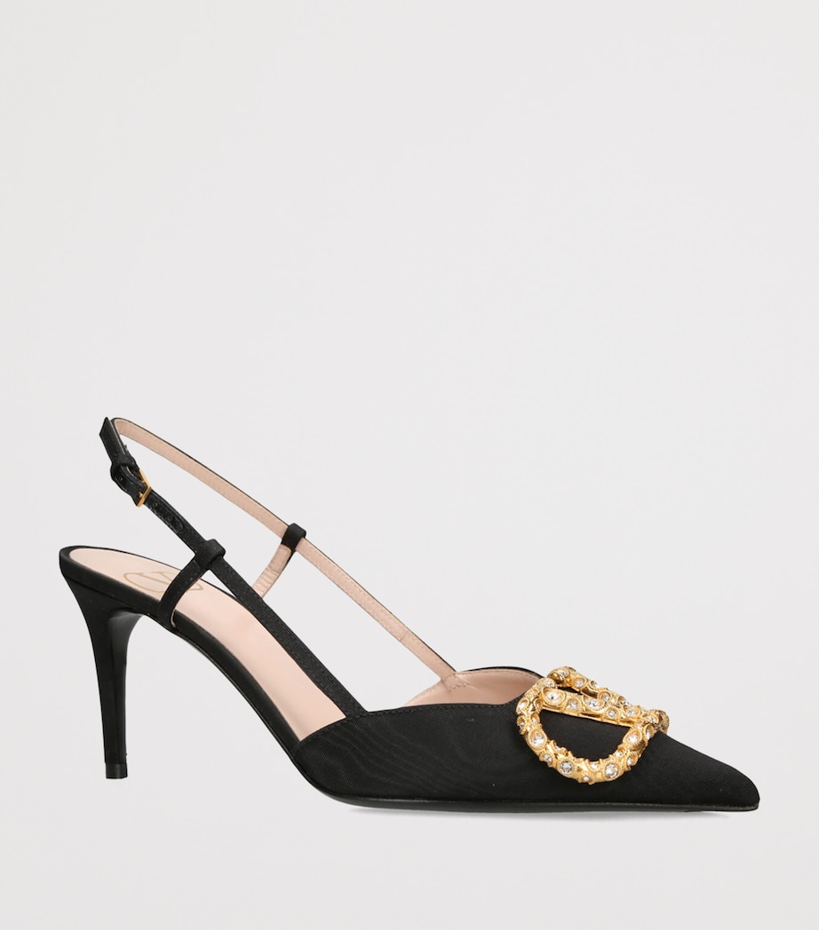 VLogo Strass Slingback Pumps 80 BLACK/COMB Image 3