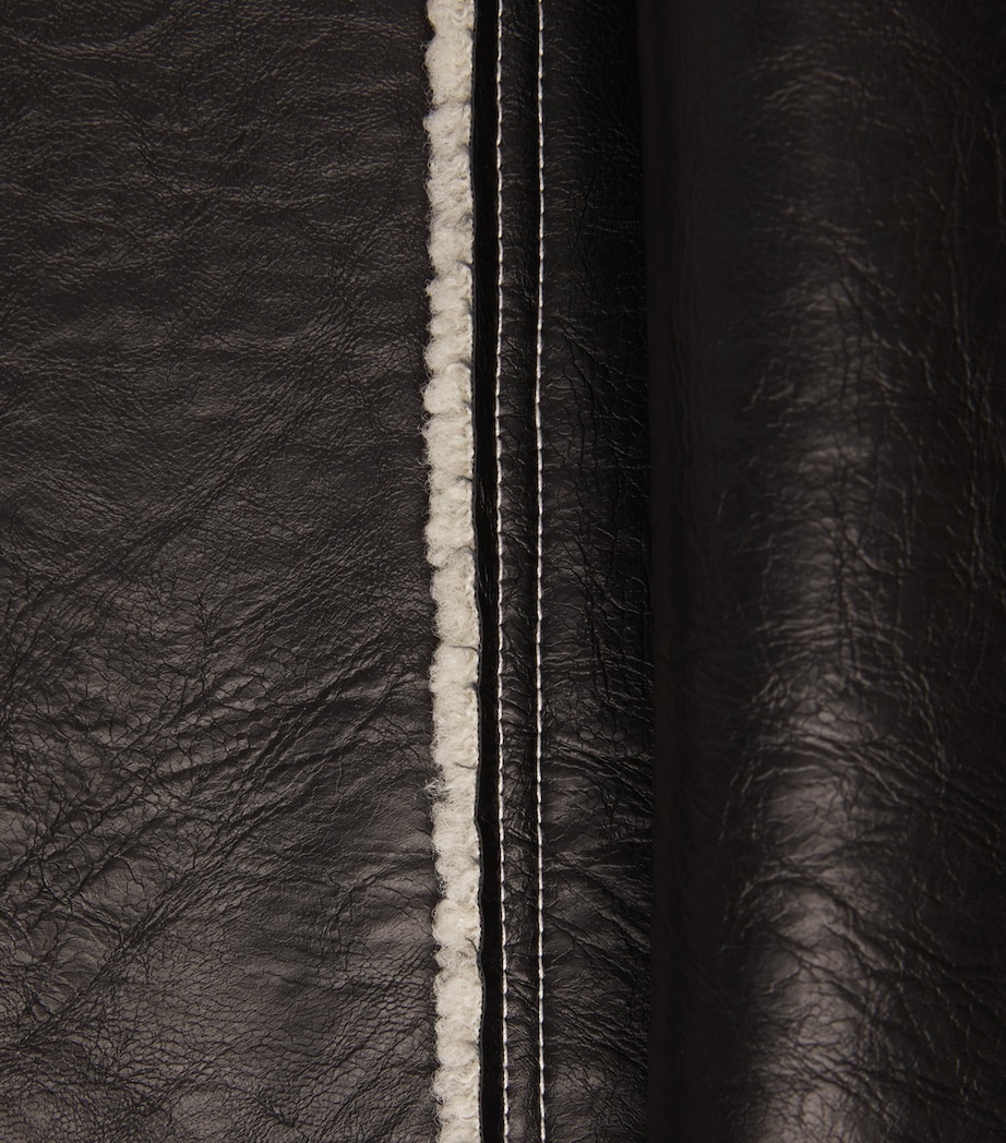 Reversible Oswald Long Vest DBLK BLACK Image 5