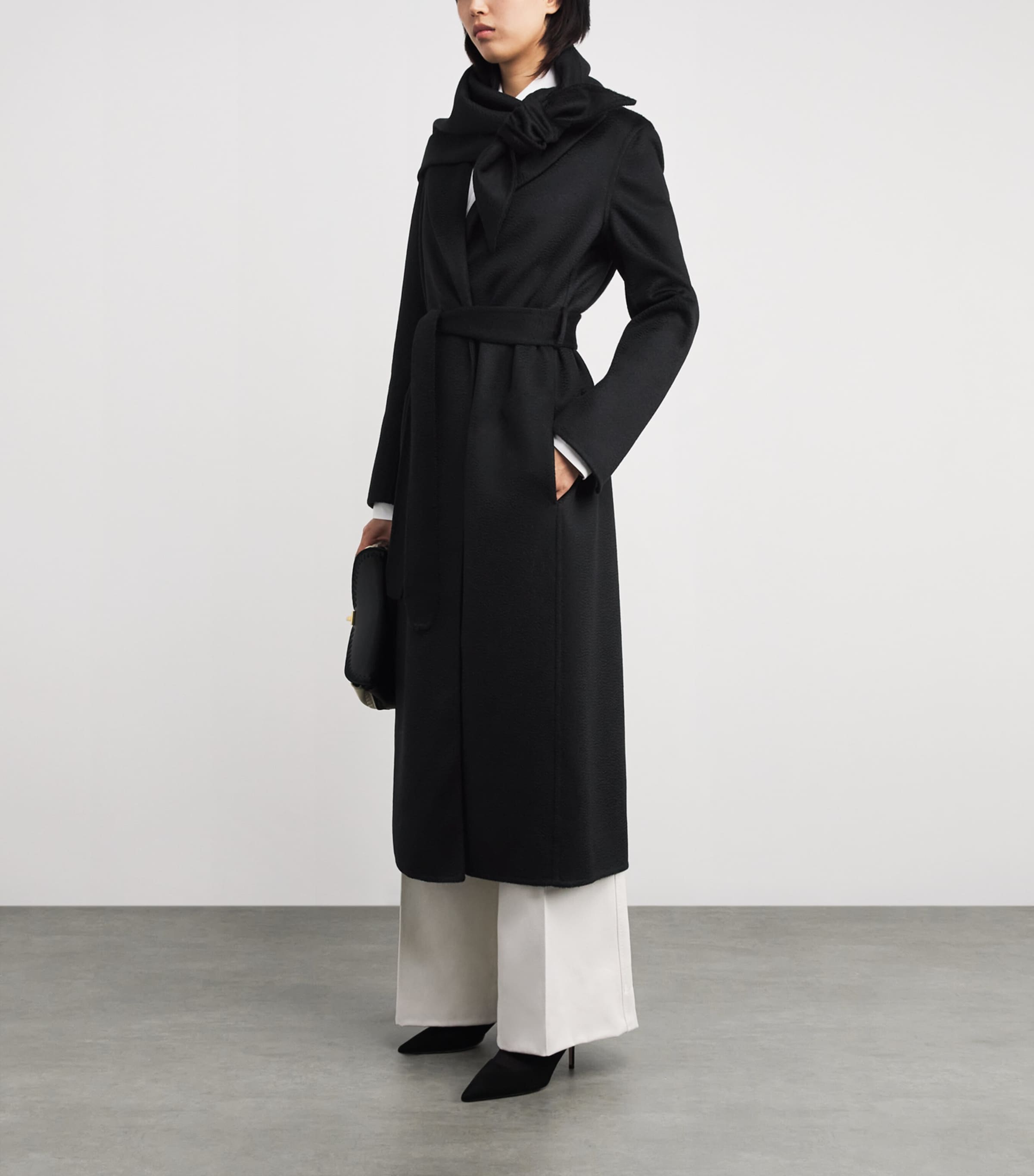 Cashmere Claudie Wrap Coat 1000 Image 2