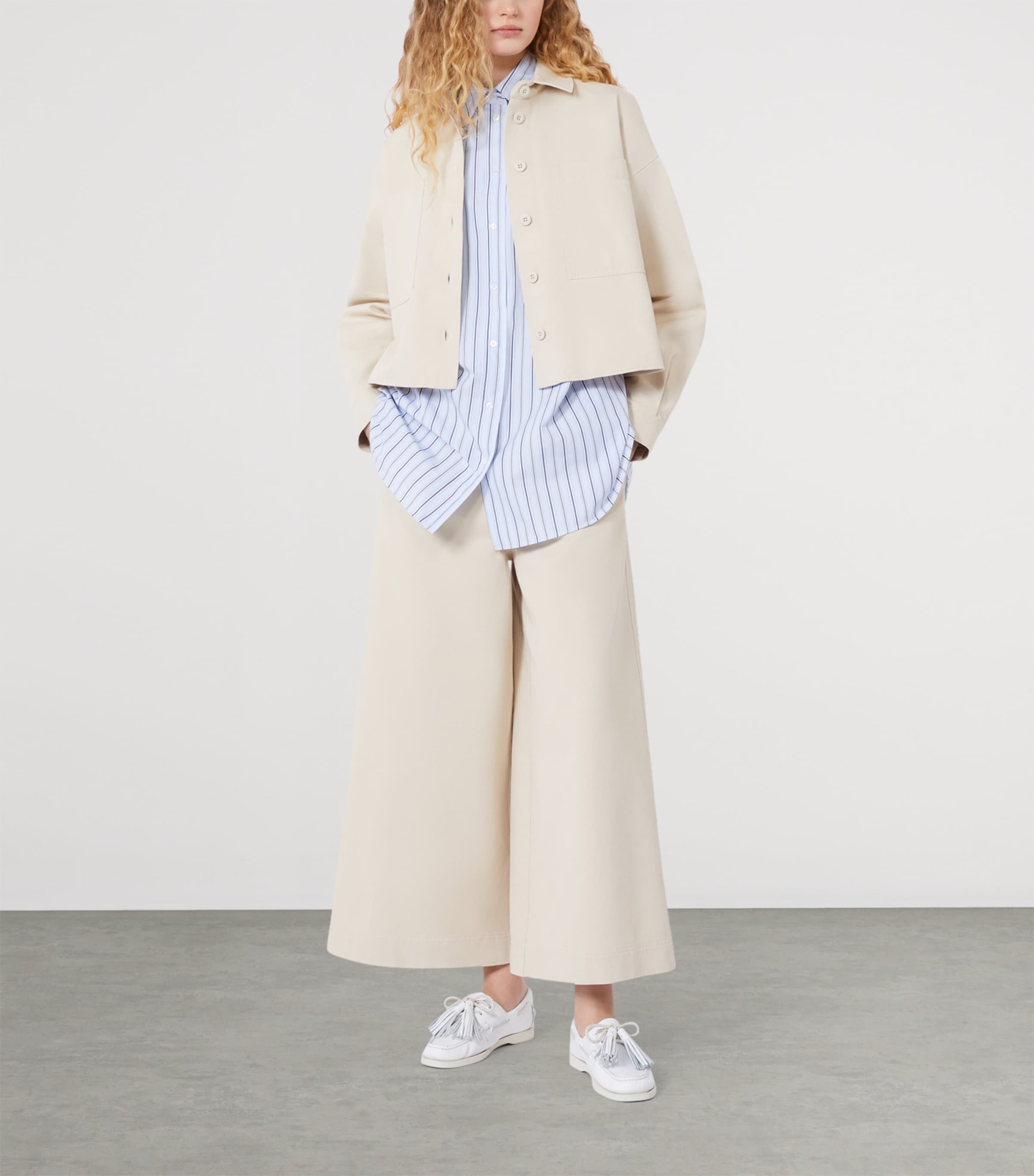 Cotton Drill Trousers SAND Image 2