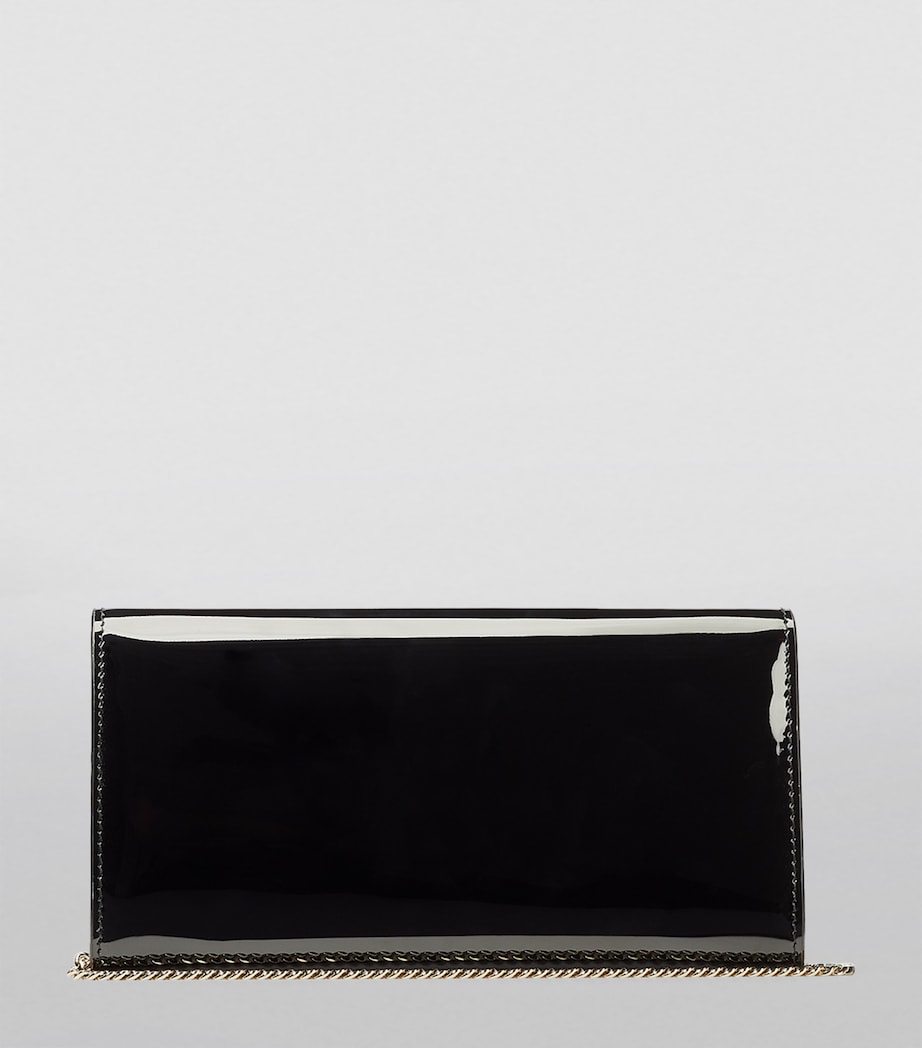 Patent Emmie Clutch Bag BLACK/LIGHT GOLD Image 3