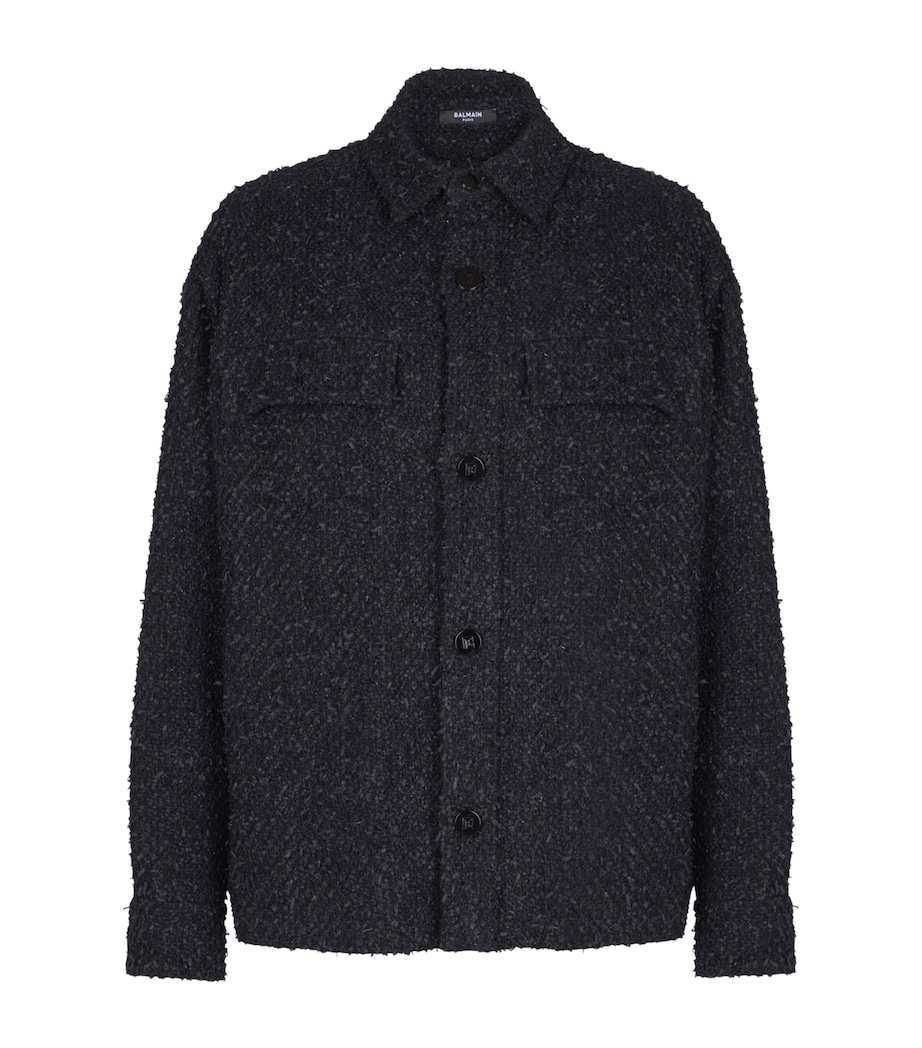 Tweed Overshirt 0PA NOIR Image 1