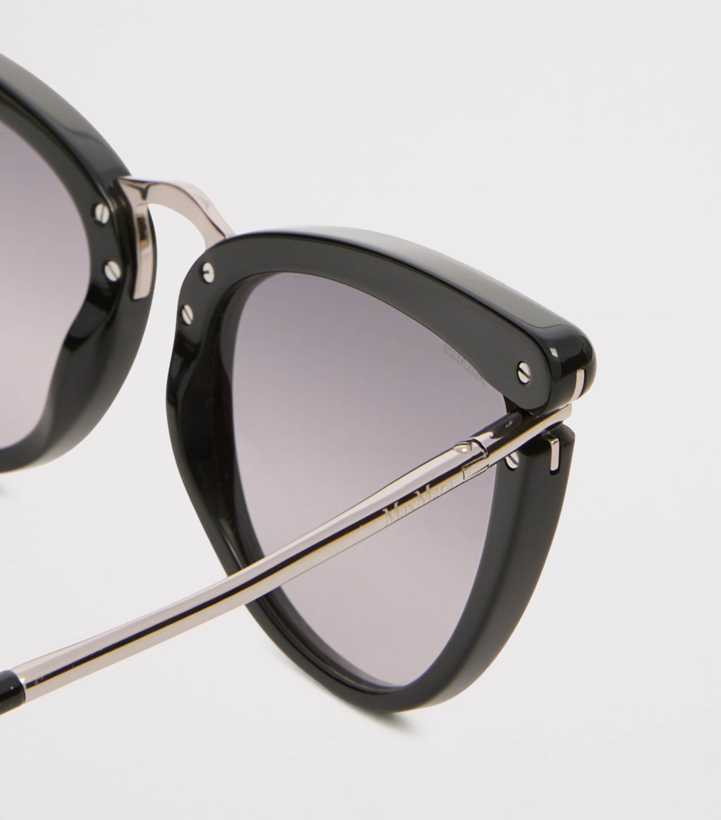Max Mara Acetate Butterfly Sunglasses Black Image 4