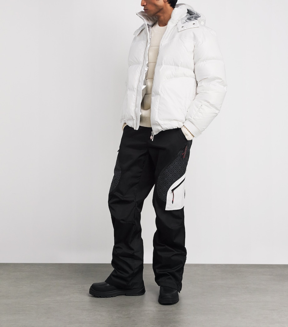 Down Puffer Ski Jacket WHITE Image 2