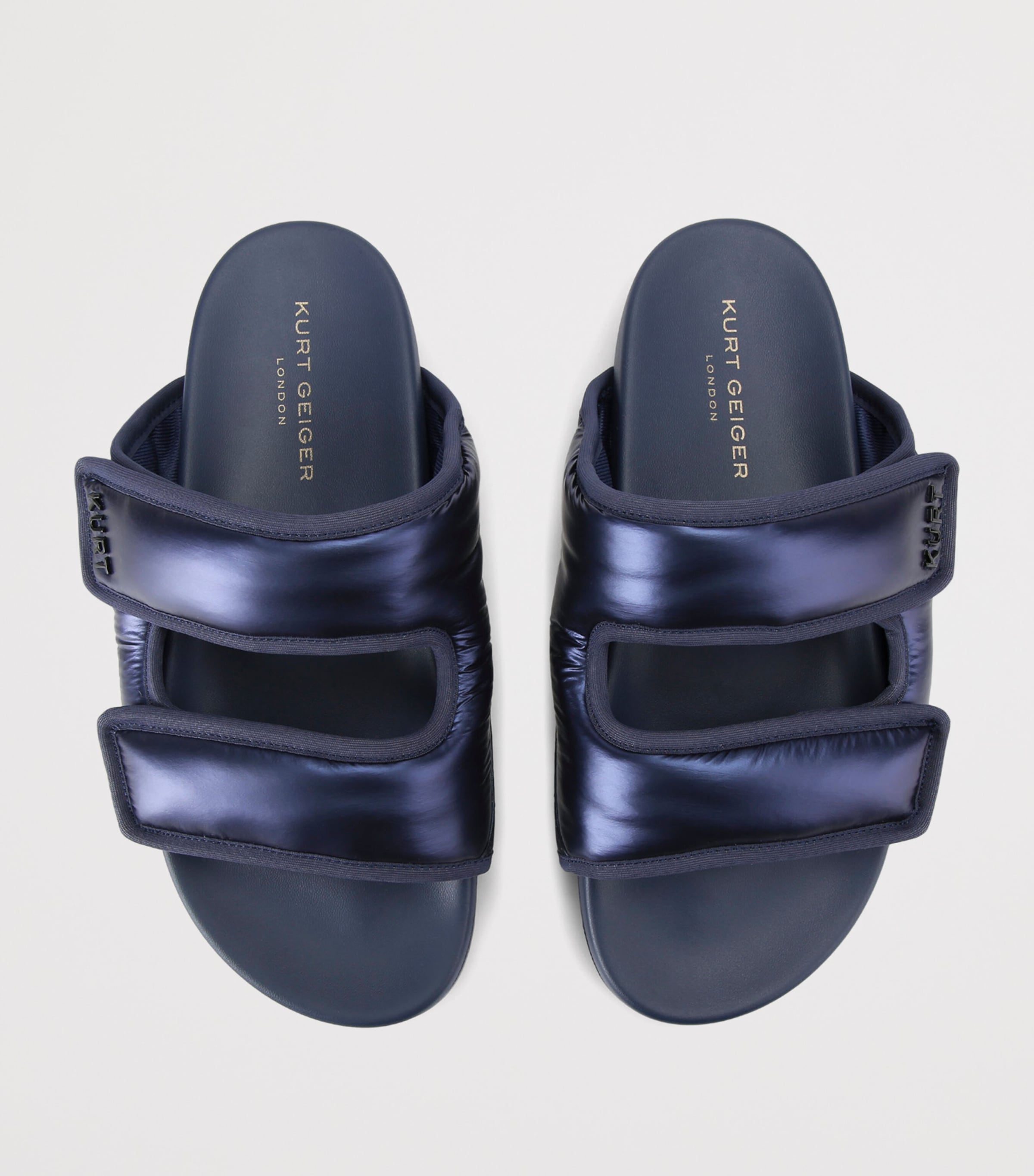 Kurt Geiger London Mens Puff Sandals Navy Image 3