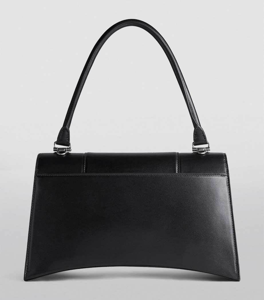 Balenciaga Medium Leather Hourglass Top-Handle Bag Image 3