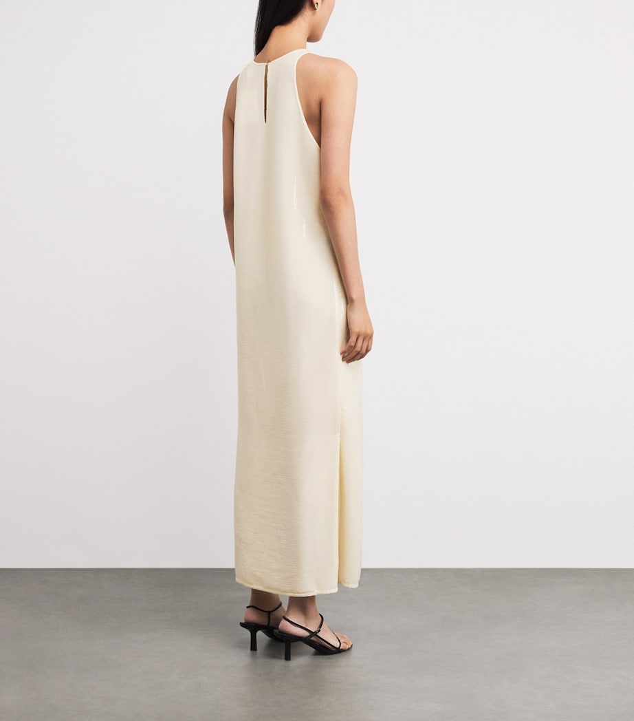 Sequin Sade Maxi Dress 111 PEARL Image 3