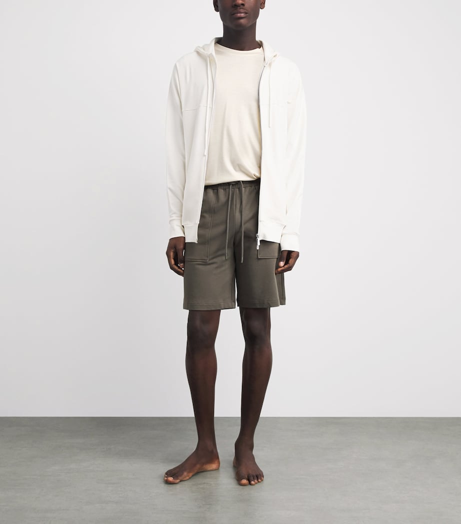 Zimmerli Mens Lyocell Sustainable Luxury T-Shirt Birch Image 2