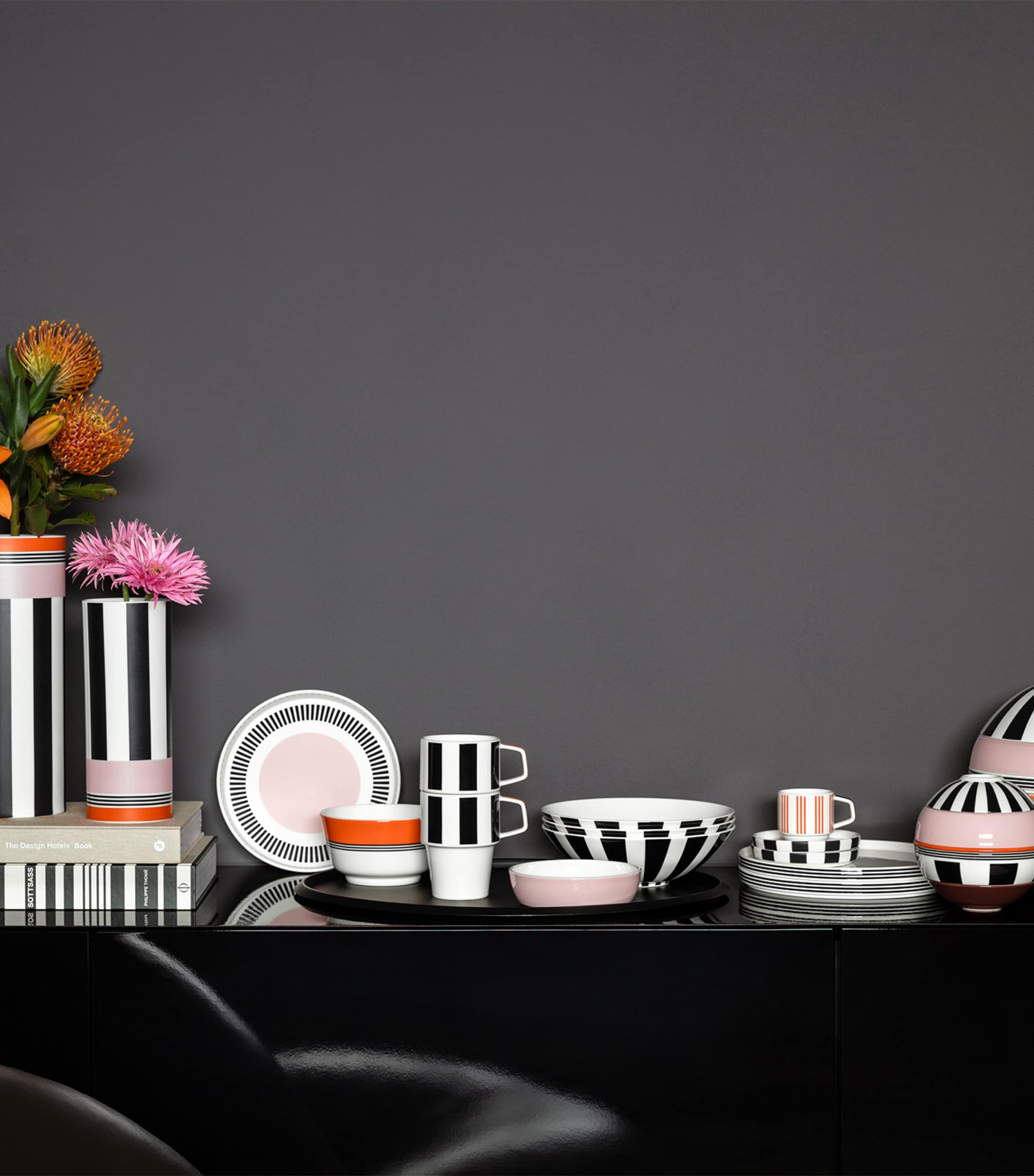 Porcelain Memphis Dessert Plate (21cm) WHITE Image 5