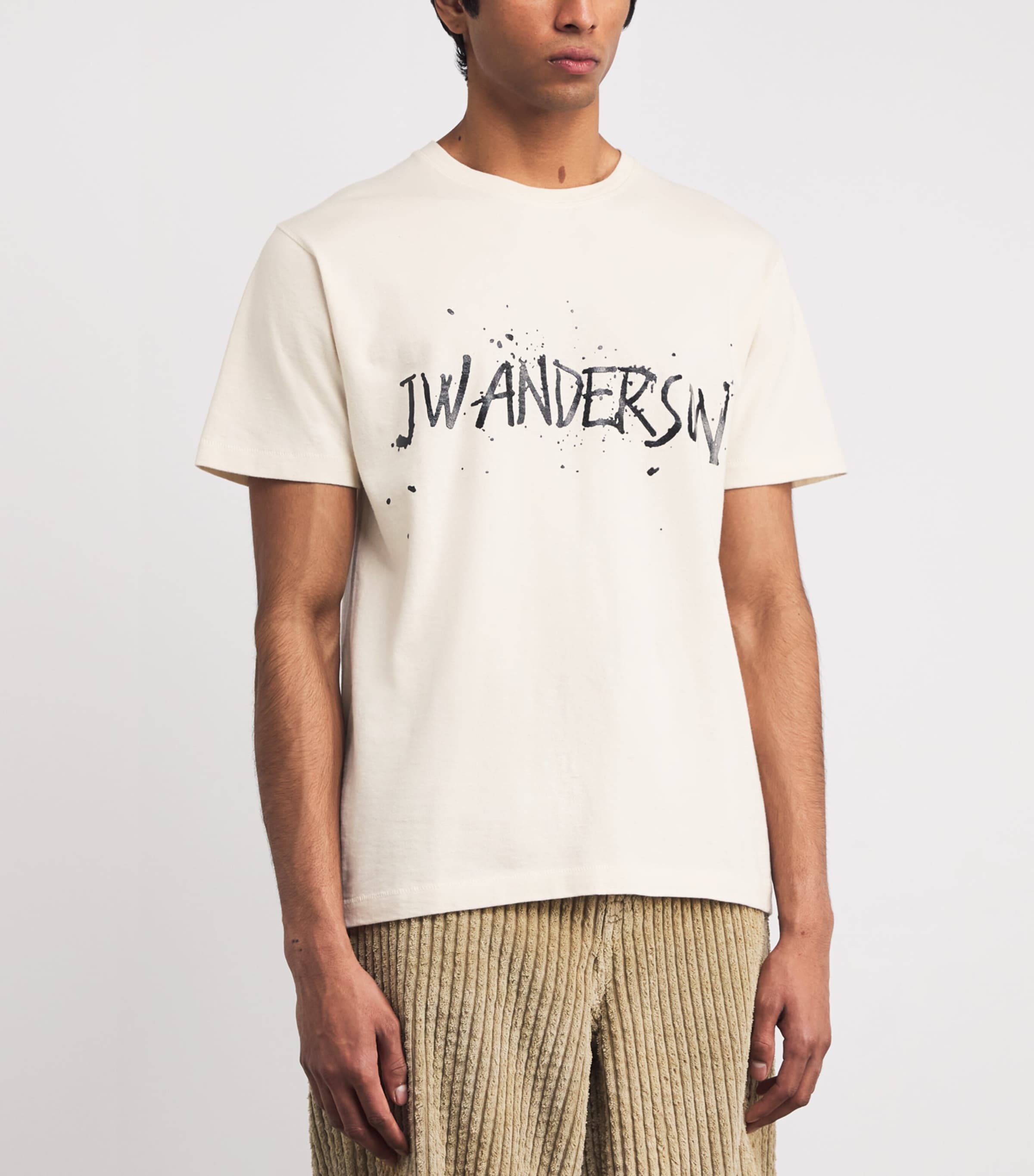 Paint Splatter Logo T-Shirt ECRU 241 Image 3