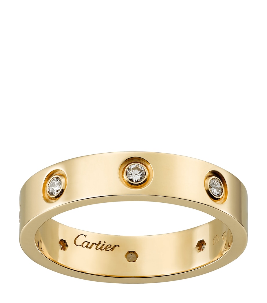 Cartier Yellow Gold and Diamond LOVE Ring Yellow Gold Image 1