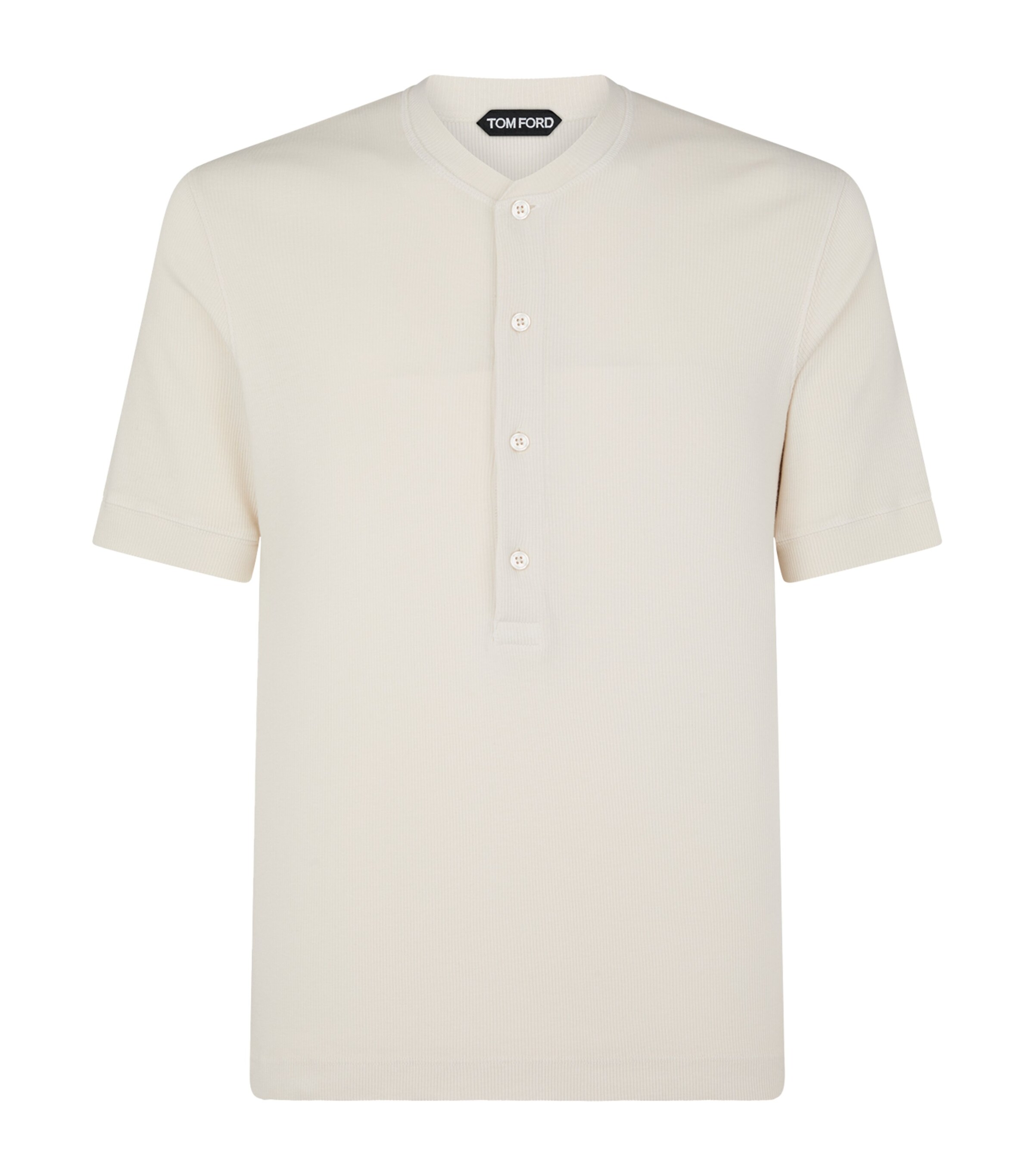 TOM FORD Short-Sleeve Henley Top | Men Clothing | Shirts | Casual Shirts | Polo Shirts | Designers | Tom Ford