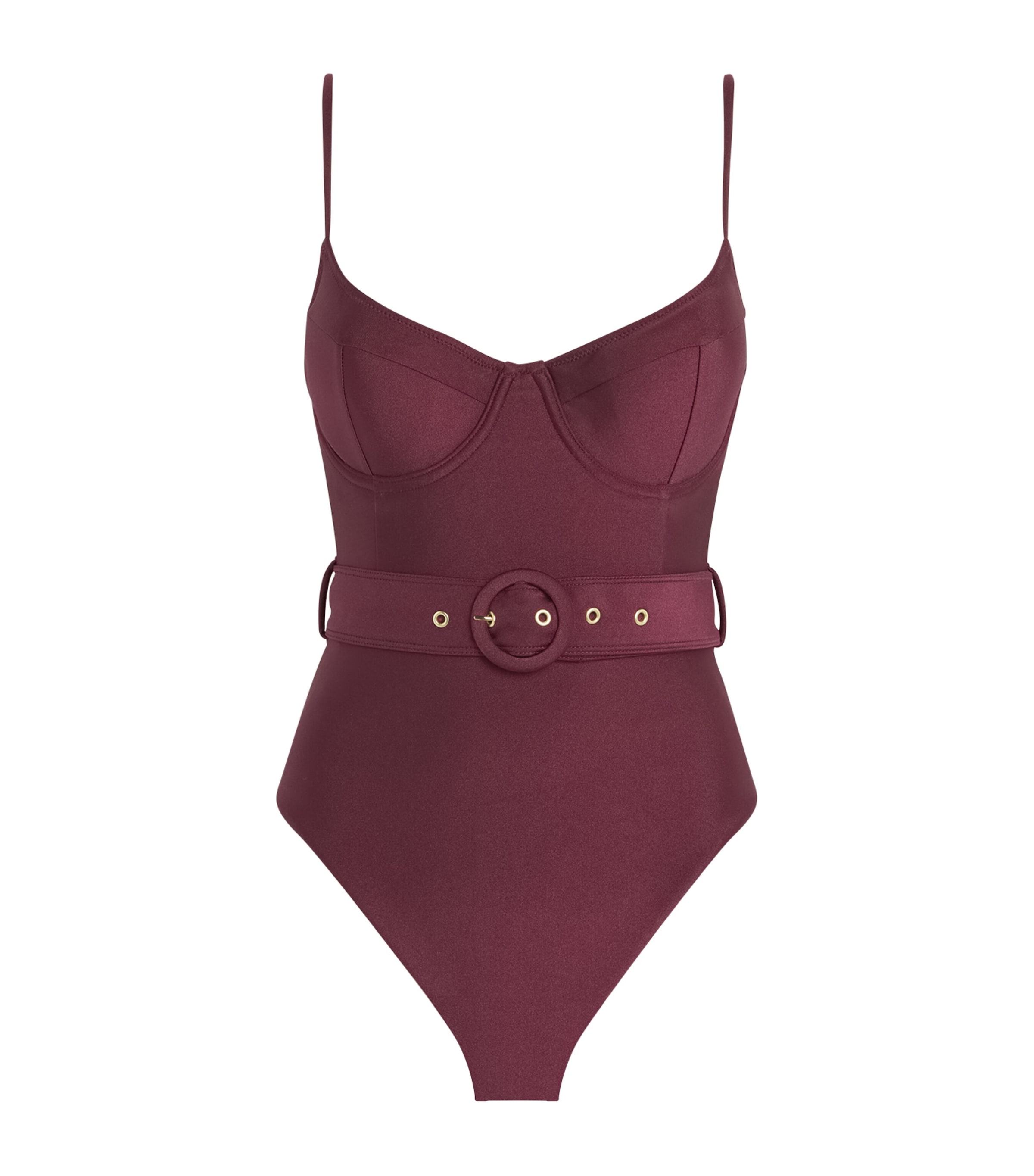 Simkhai Underwired Belted Noa Swimsuit