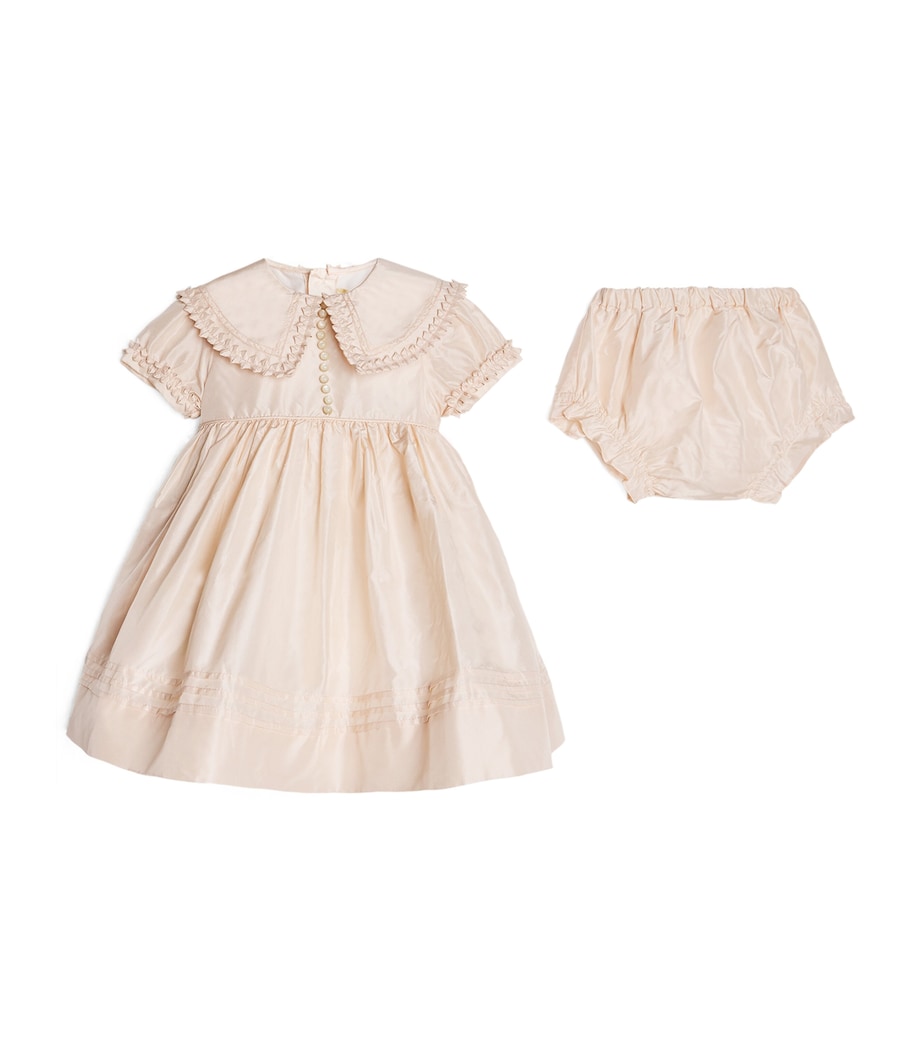 x Historic Royal Palaces Silk Dress PINK Image 1