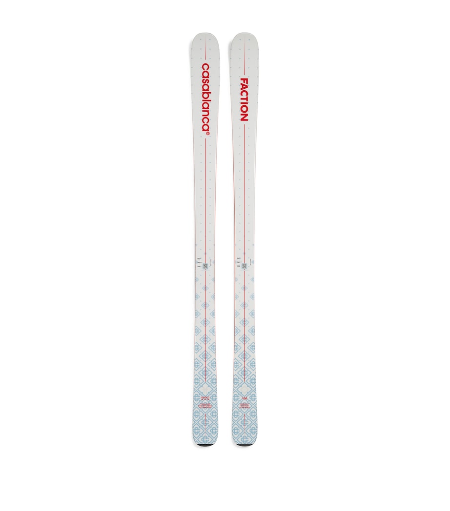 x Faction Fibreglass Gradient Dancer 79 Skis MINT/WHITE Image 1