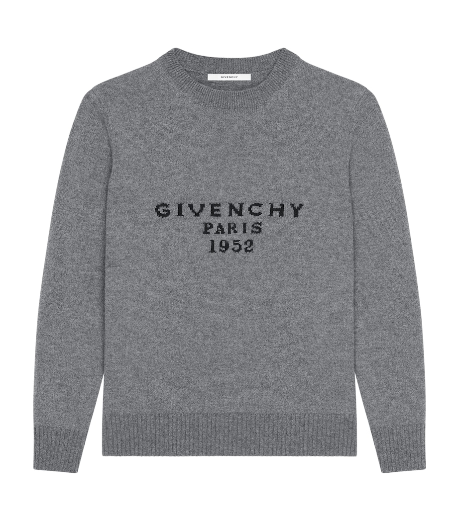 Wool-Cashmere Logo Sweater SLATE BLEND Image 1