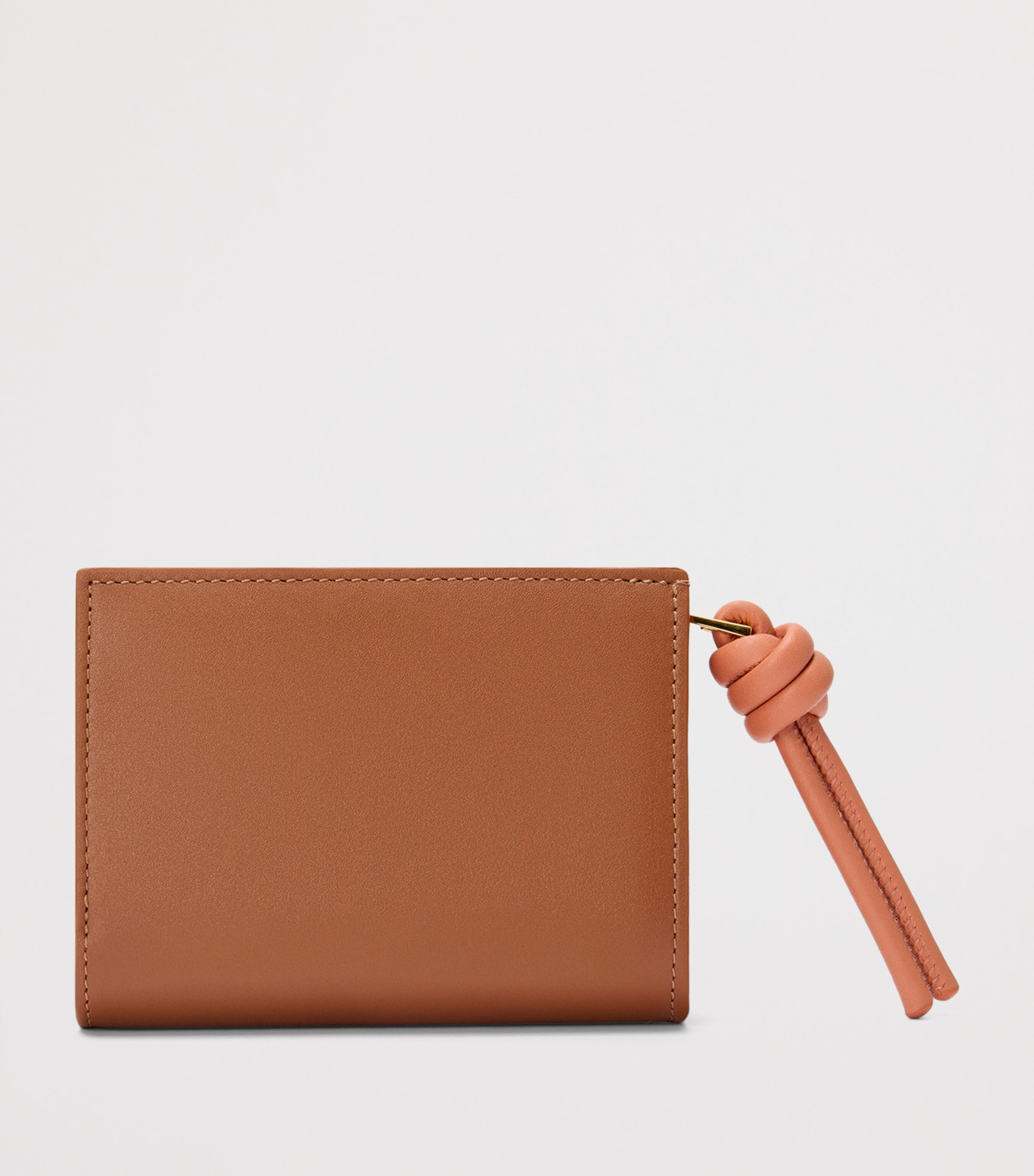LOEWE Leather Knot Wallet Tan Papaya Image 2
