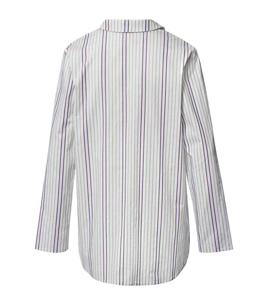 Cotton Stripe Pyjama Shirt BERYL STRIPE Image 2