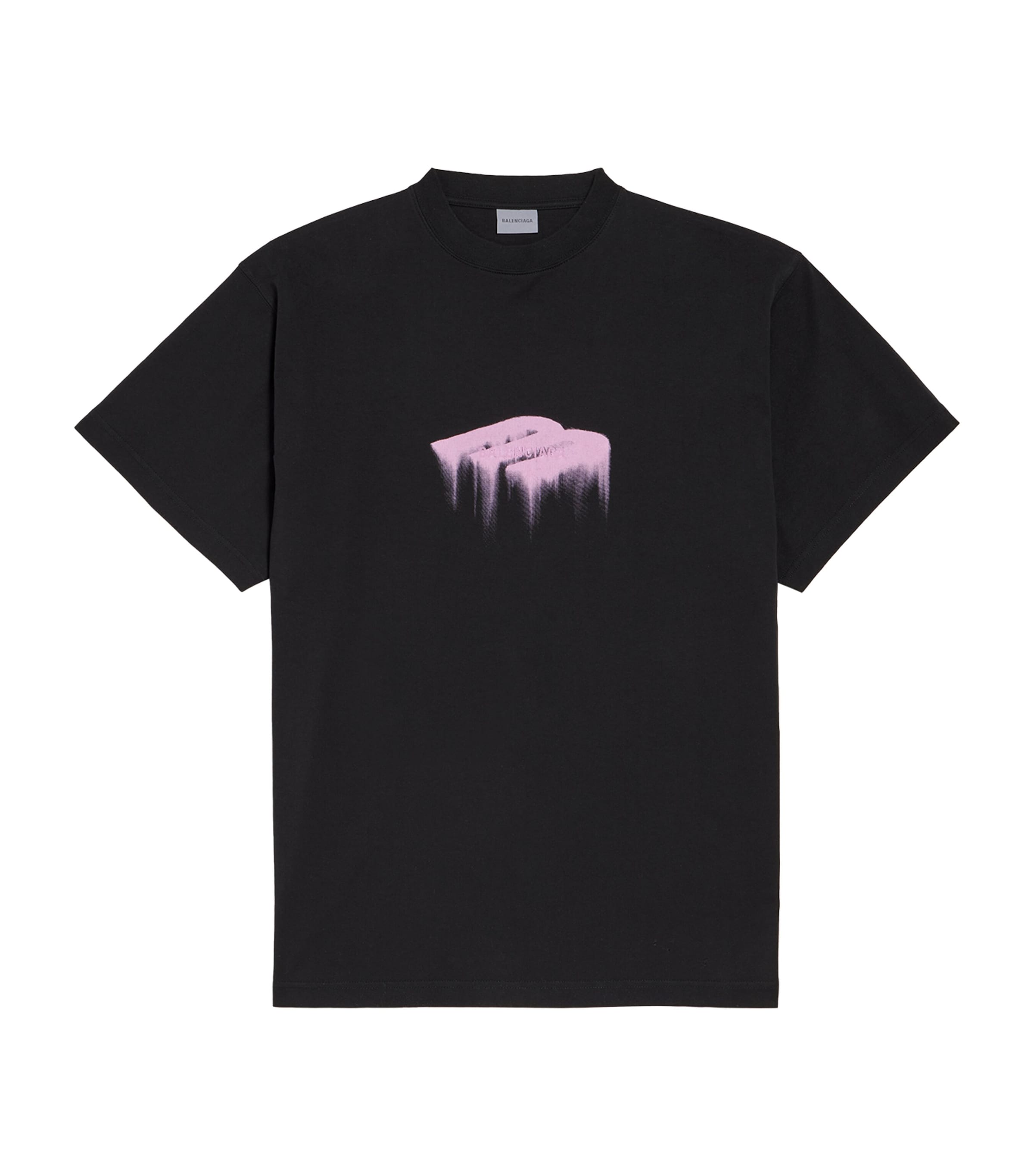 Balenciaga Mens Wet Brush Oversized T-Shirt Image 1