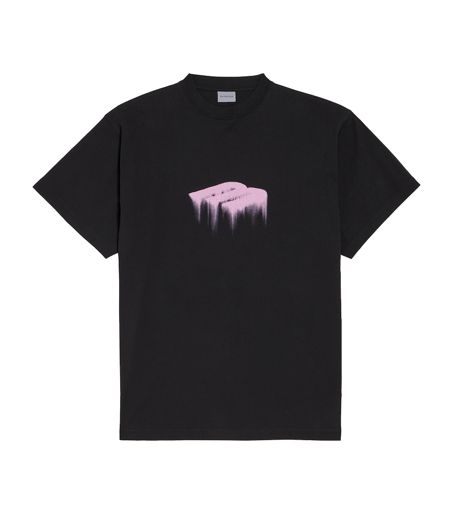 Balenciaga Mens Wet Brush Oversized T-Shirt Image 1