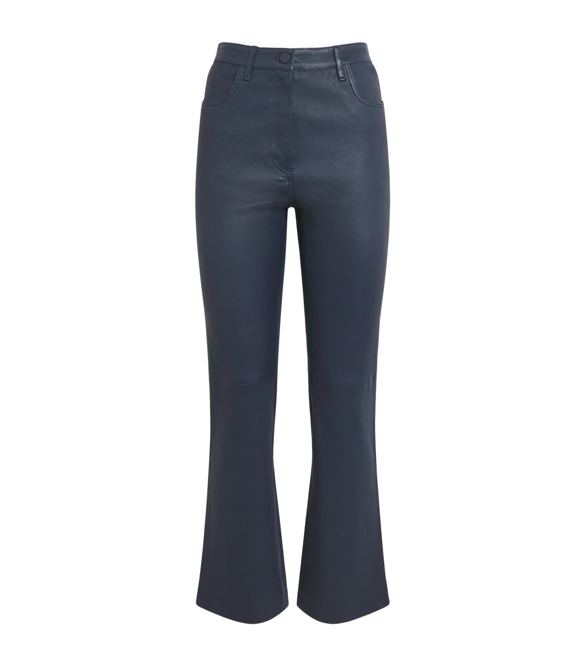 Leather Stretch Duke Trousers INDIGO Image 1