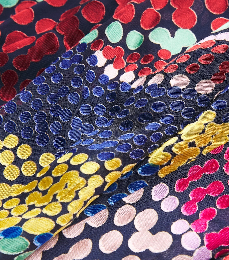 Silk Jacqui B Midi Dress 889-JANGLE Image 5