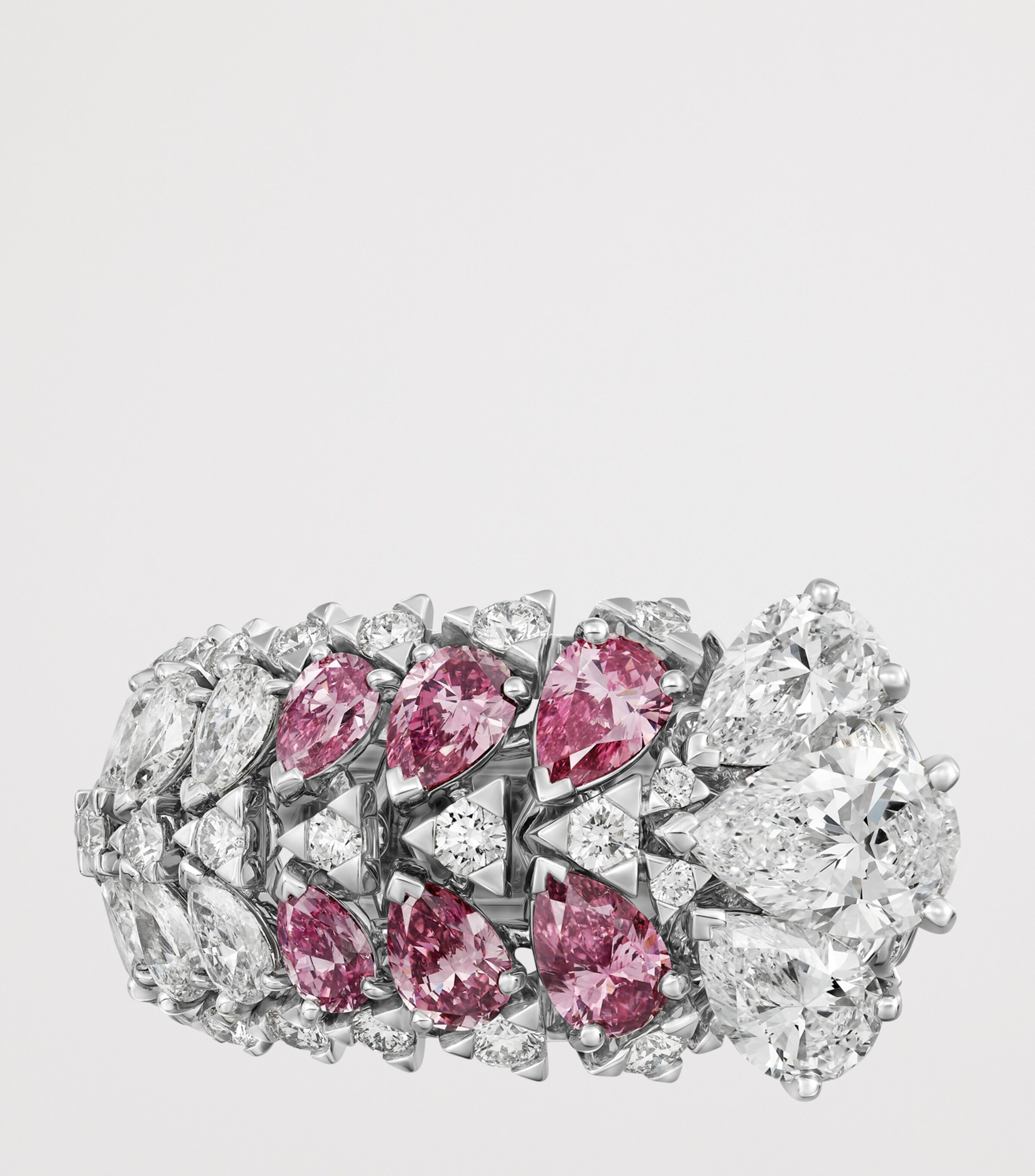 Cartier Platinum and Diamond Auralis Ring Platinum Image 3