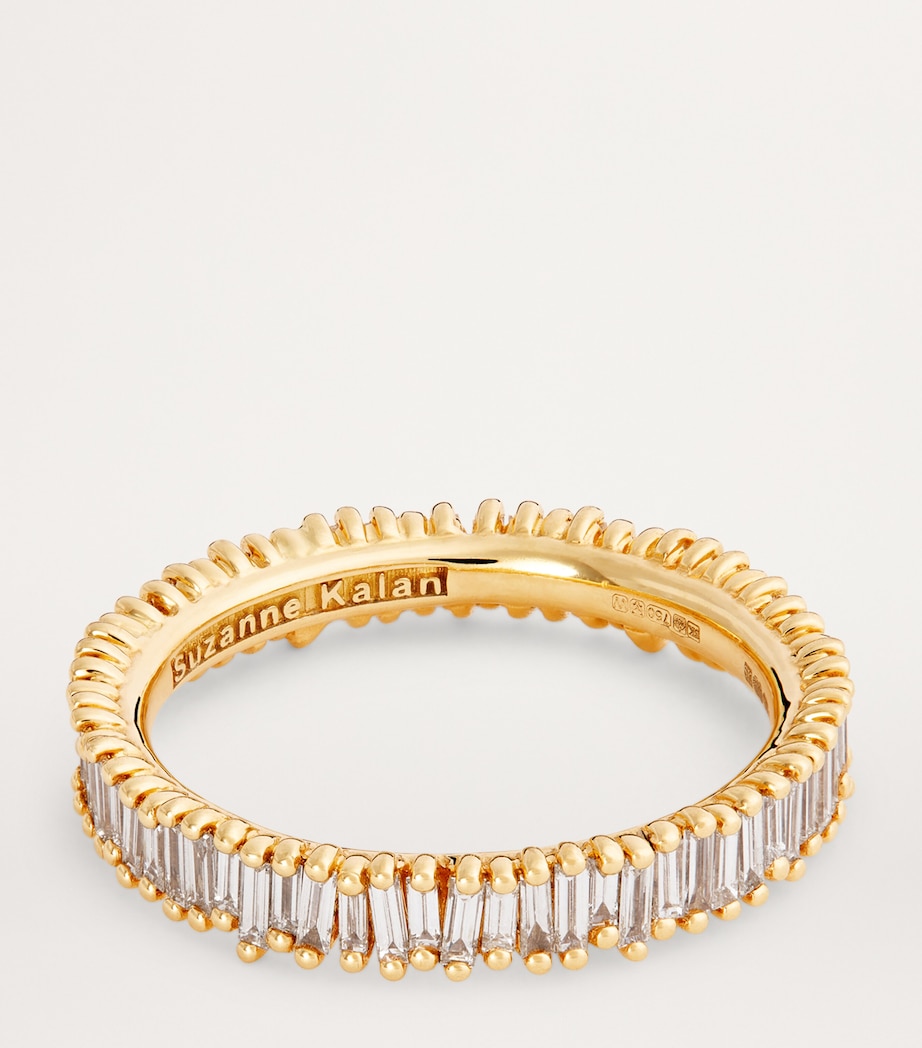 Mini Yellow Gold and Diamond Classic Eternity Ring 18K YG/WD Image 4