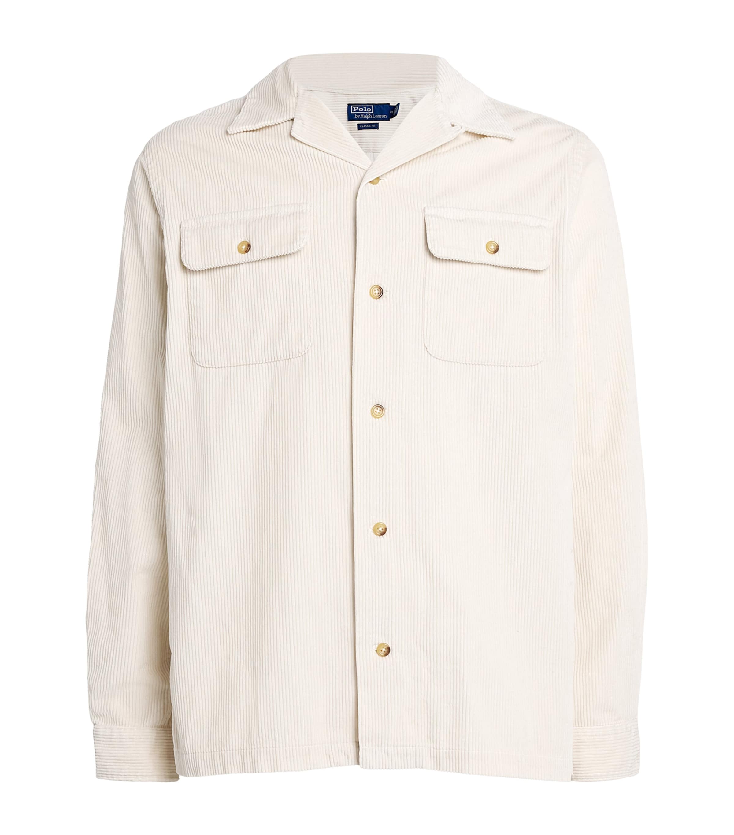 Polo Ralph Lauren Mens Corduroy Shirt Natural Image 1