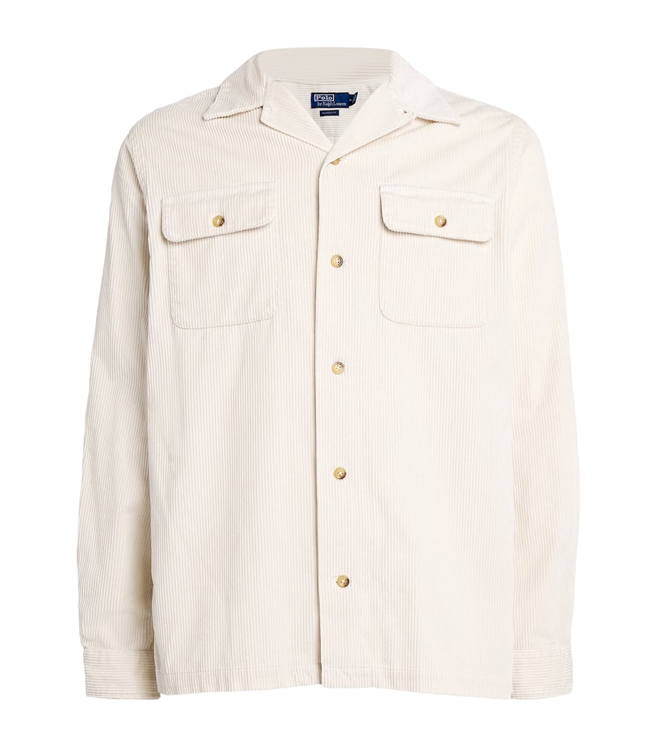 Polo Ralph Lauren Mens Corduroy Shirt Natural Image 1