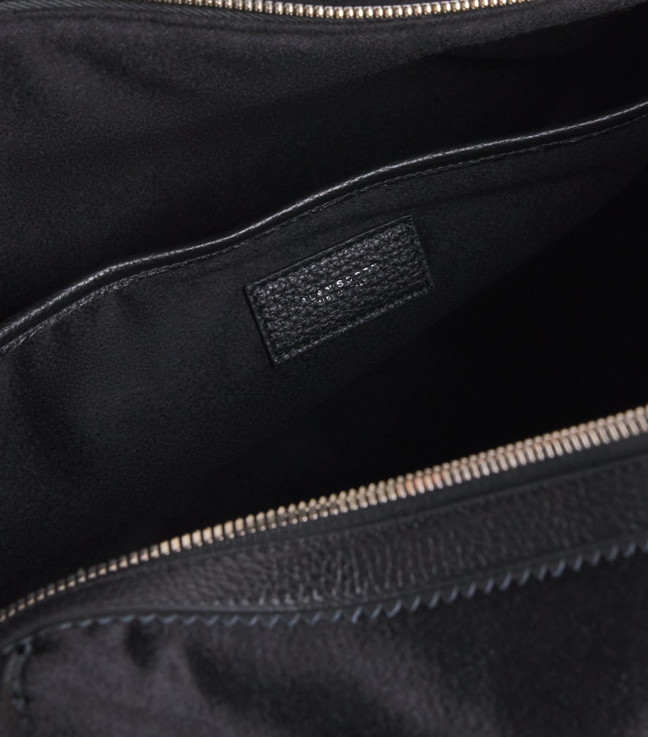 Alan Scott Deerskin Duffle Bag Black/black Image 5