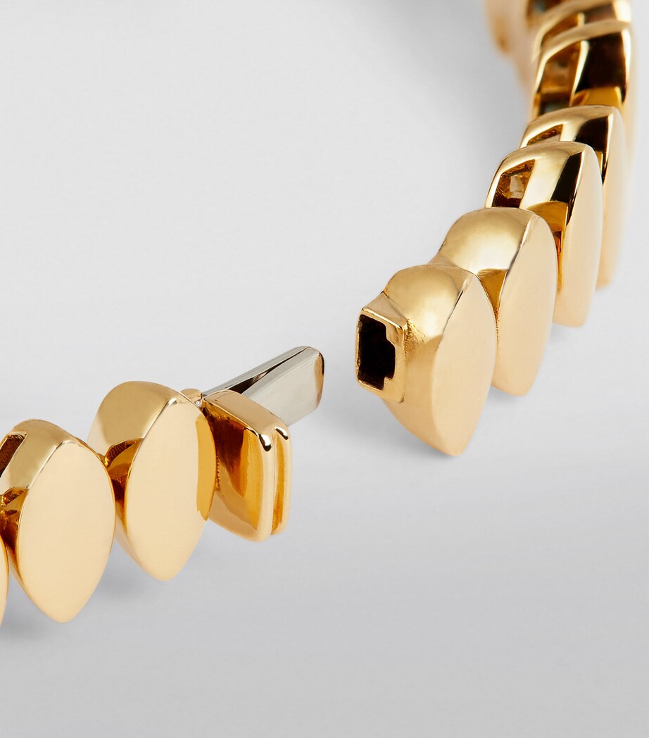 Yellow Gold Navette Bangle YELLOW GOLD Image 6