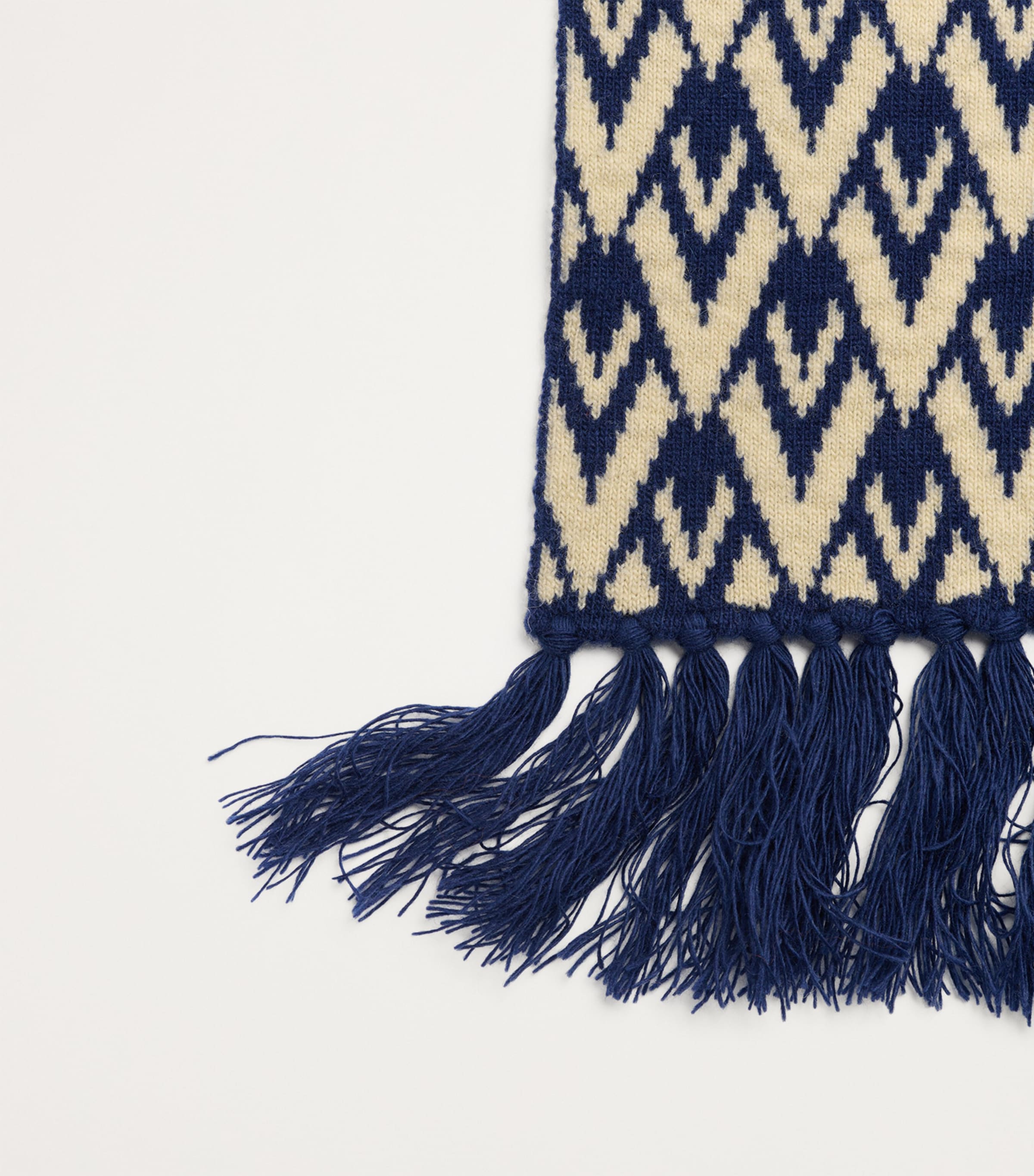 Wool Patterned Scarf RDR Image 3