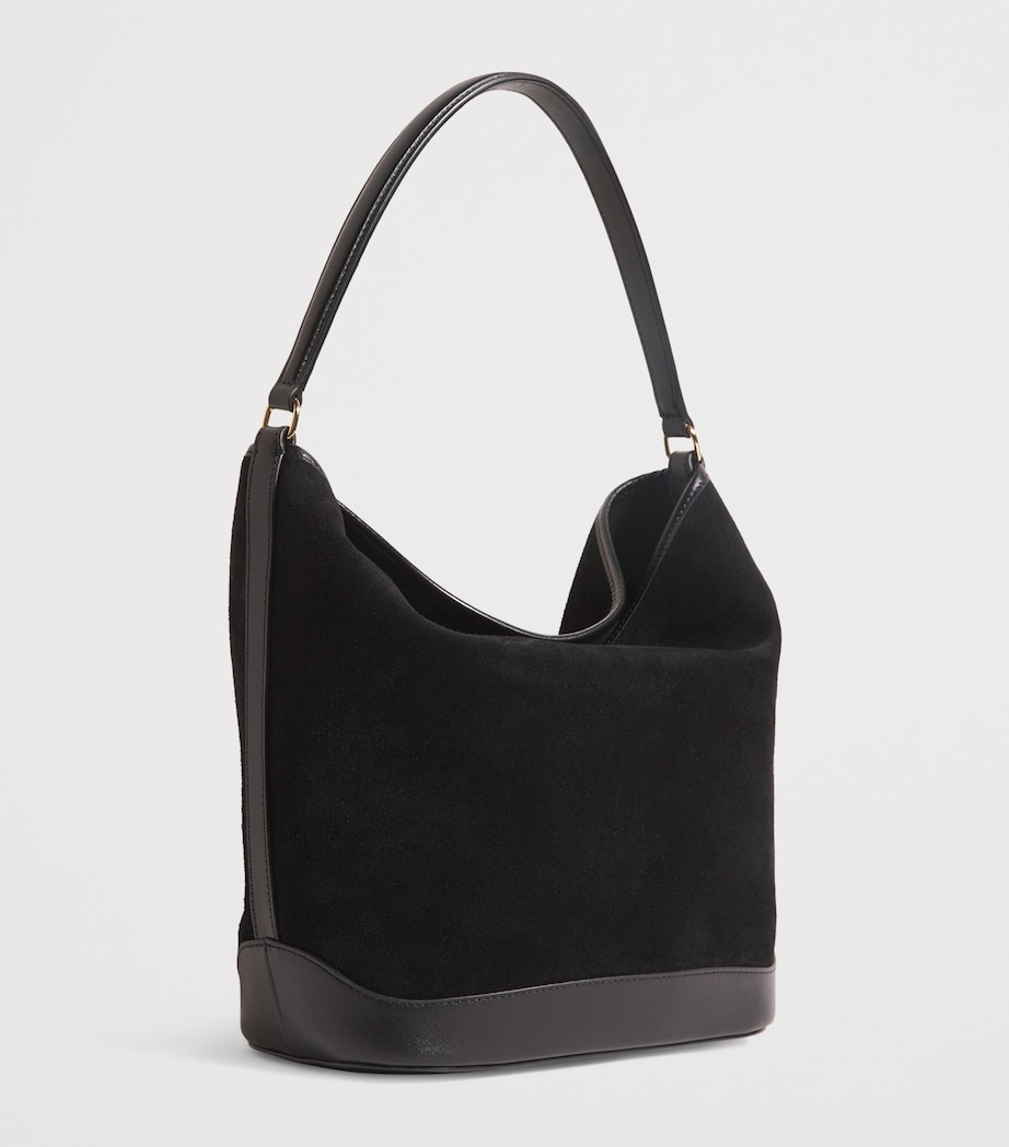 Suede Tangoso Bucket Bag BLACK Image 3