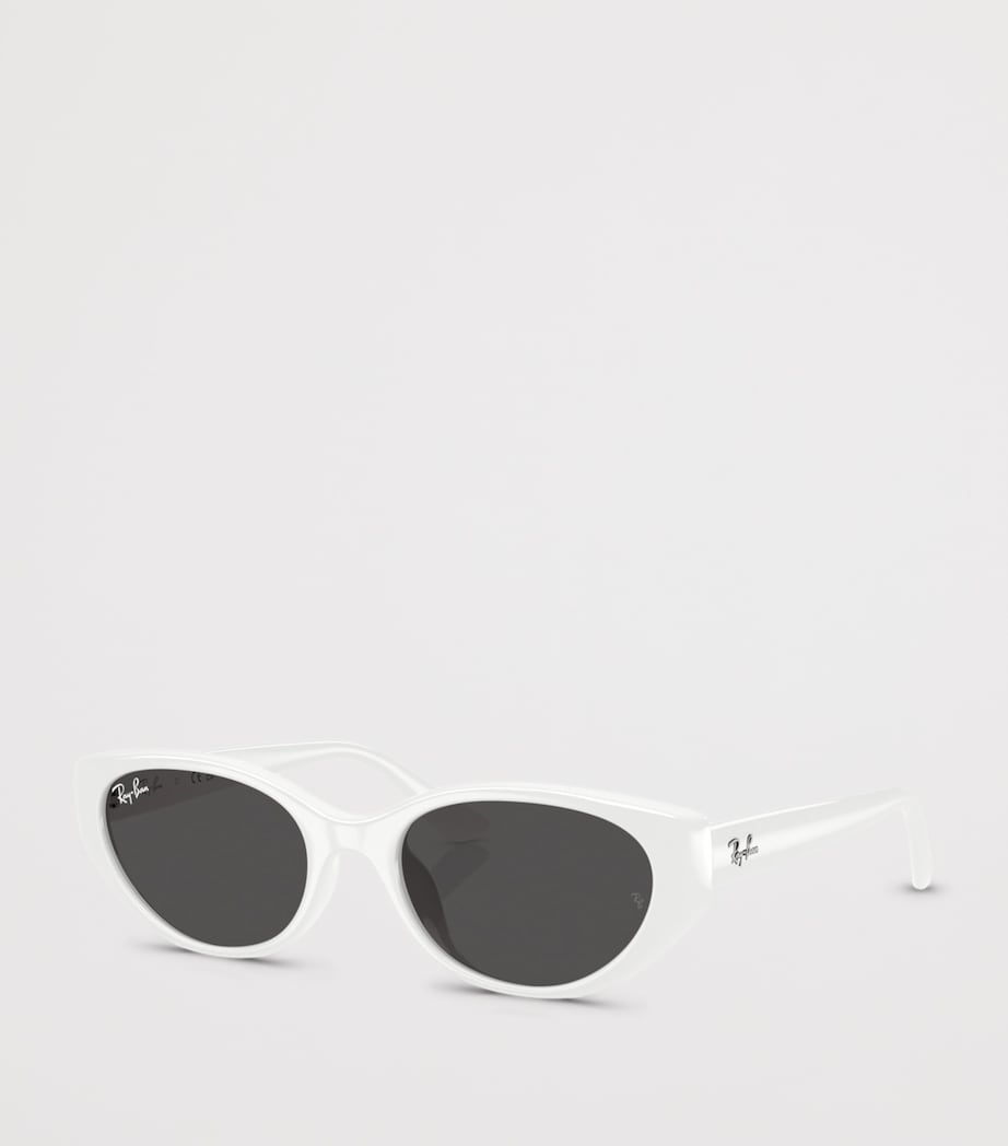 Ray-Ban RB4457D Bio-Based Sunglasses White Image 2